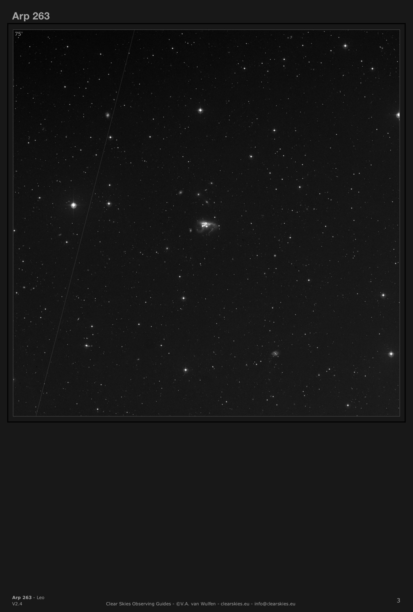 Galaxy NGC3239 (Arp 263) in Leo Galaxy NGC3239 (Arp 263) in Leo
