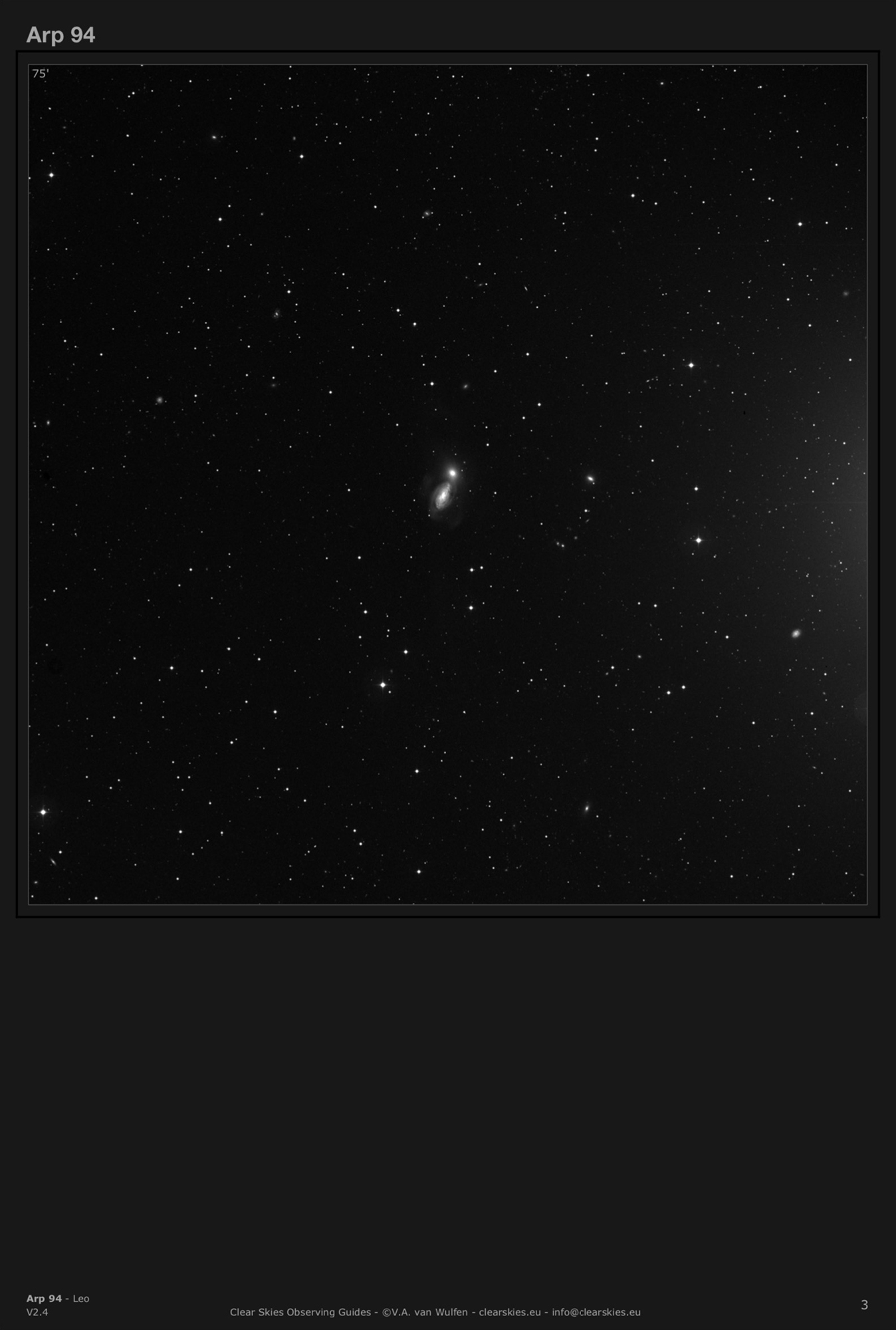 Galaxy pair Arp 94 (NGC3226 & NGC3227) in Leo Galaxy pair Arp 94 (NGC3226 & NGC3227) in Leo