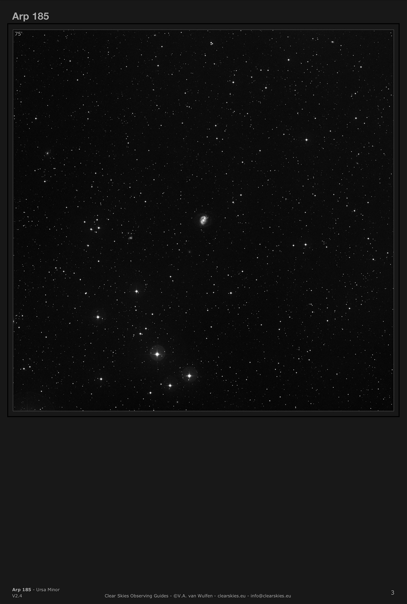 Galaxy NGC6217 (Arp 185) in Ursa Major Galaxy NGC6217 (Arp 185) in Ursa Major