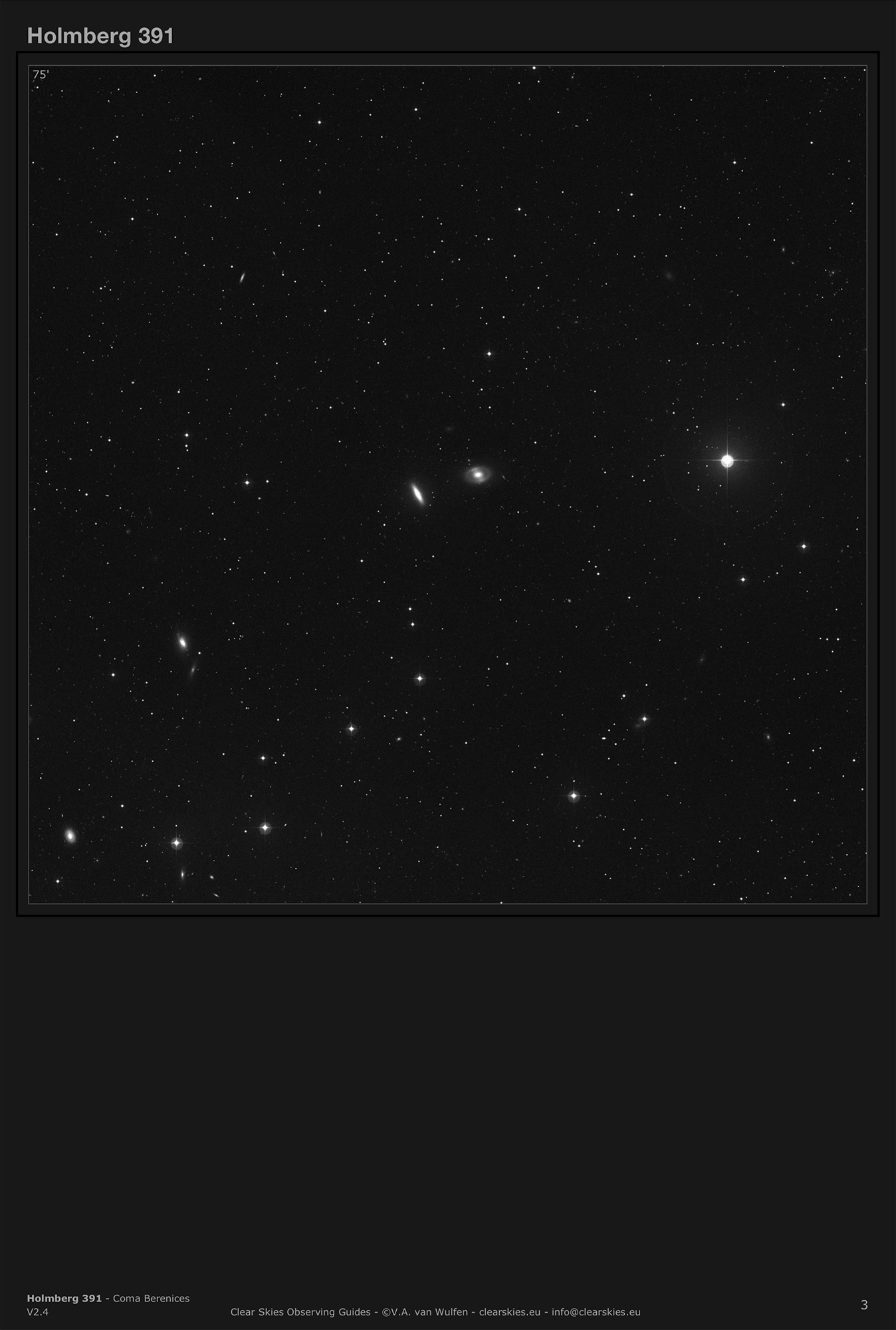 Galaxy pair Holmberg 391 (NGC4350 & NGC4340) in Coma Berenices Galaxy pair Holmberg 391 (NGC4350 & NGC4340) in Coma Berenices