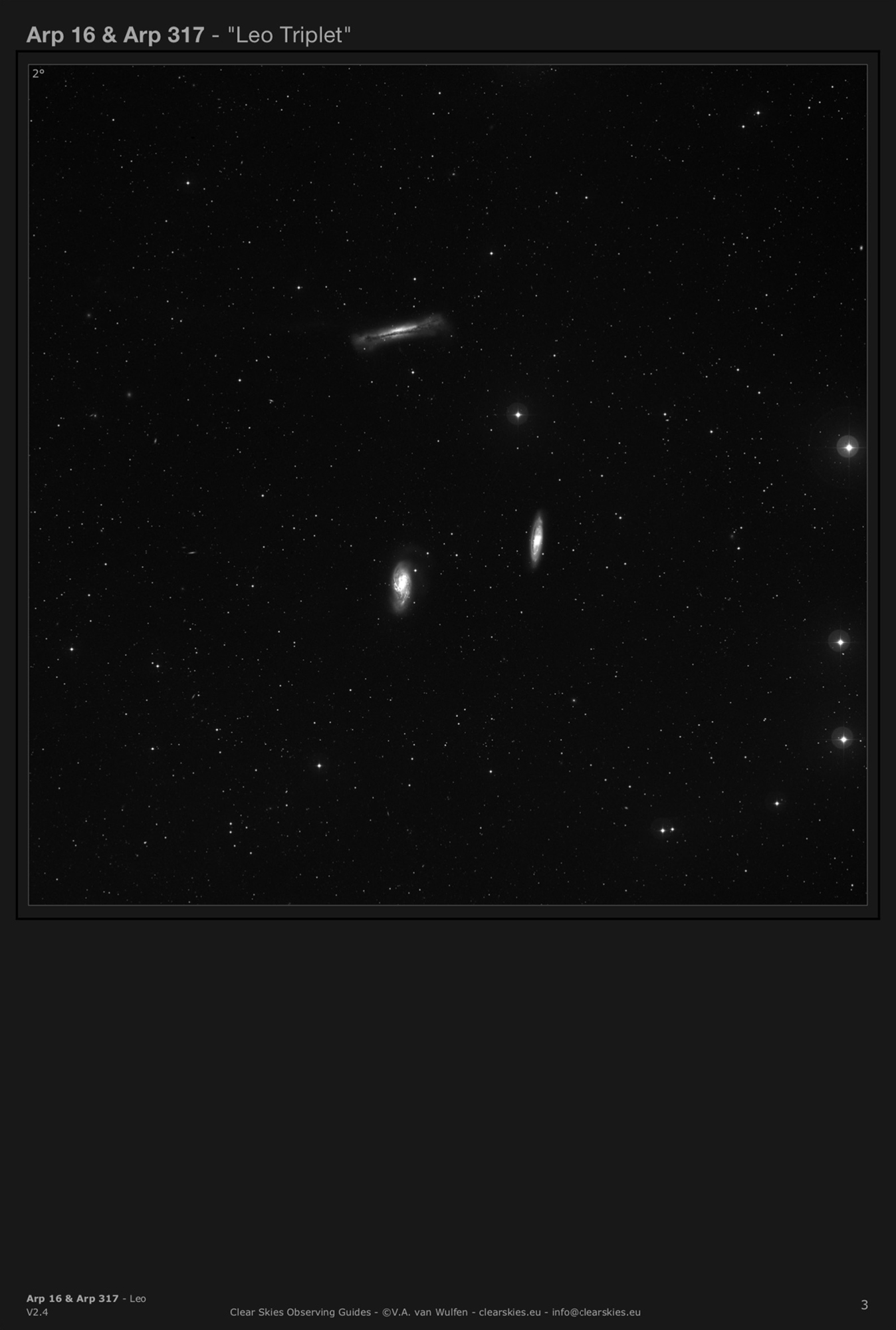 Galaxy group the "Leo Triplet" in Leo Galaxy group the "Leo Triplet" in Leo