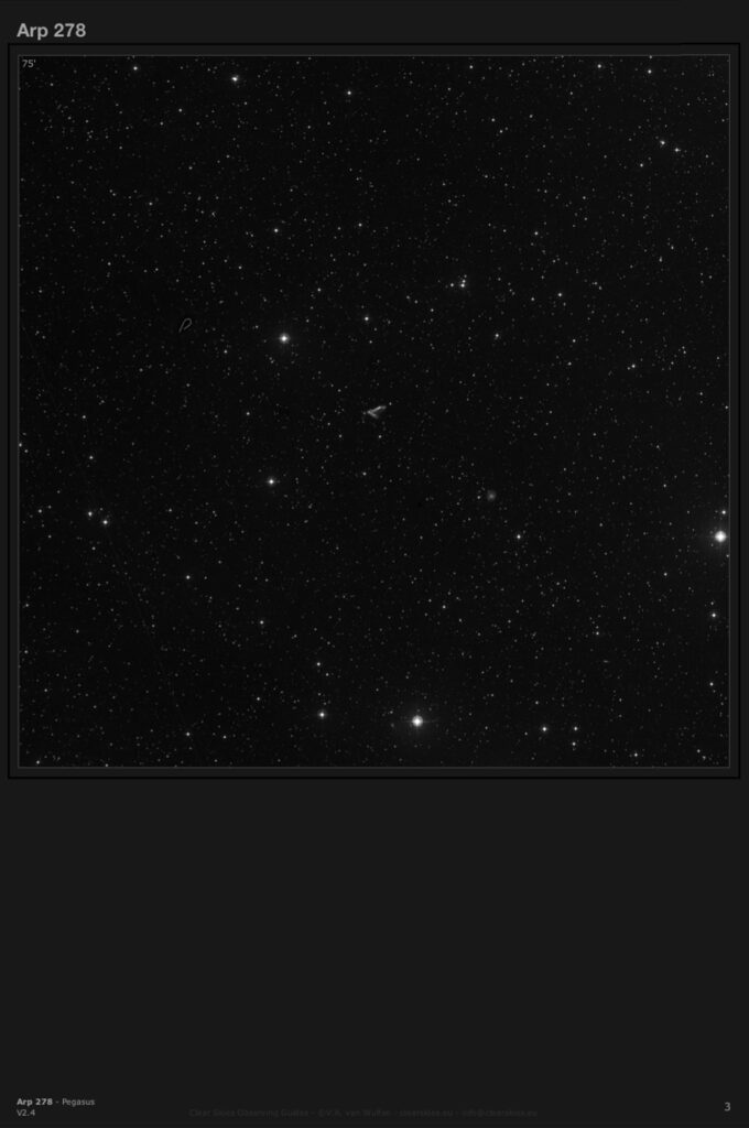 Galaxy pair Arp 278 (NGC7253A & NGC7253B) in Pegasus Galaxy pair Arp 278 (NGC7253A & NGC7253B) in Pegasus