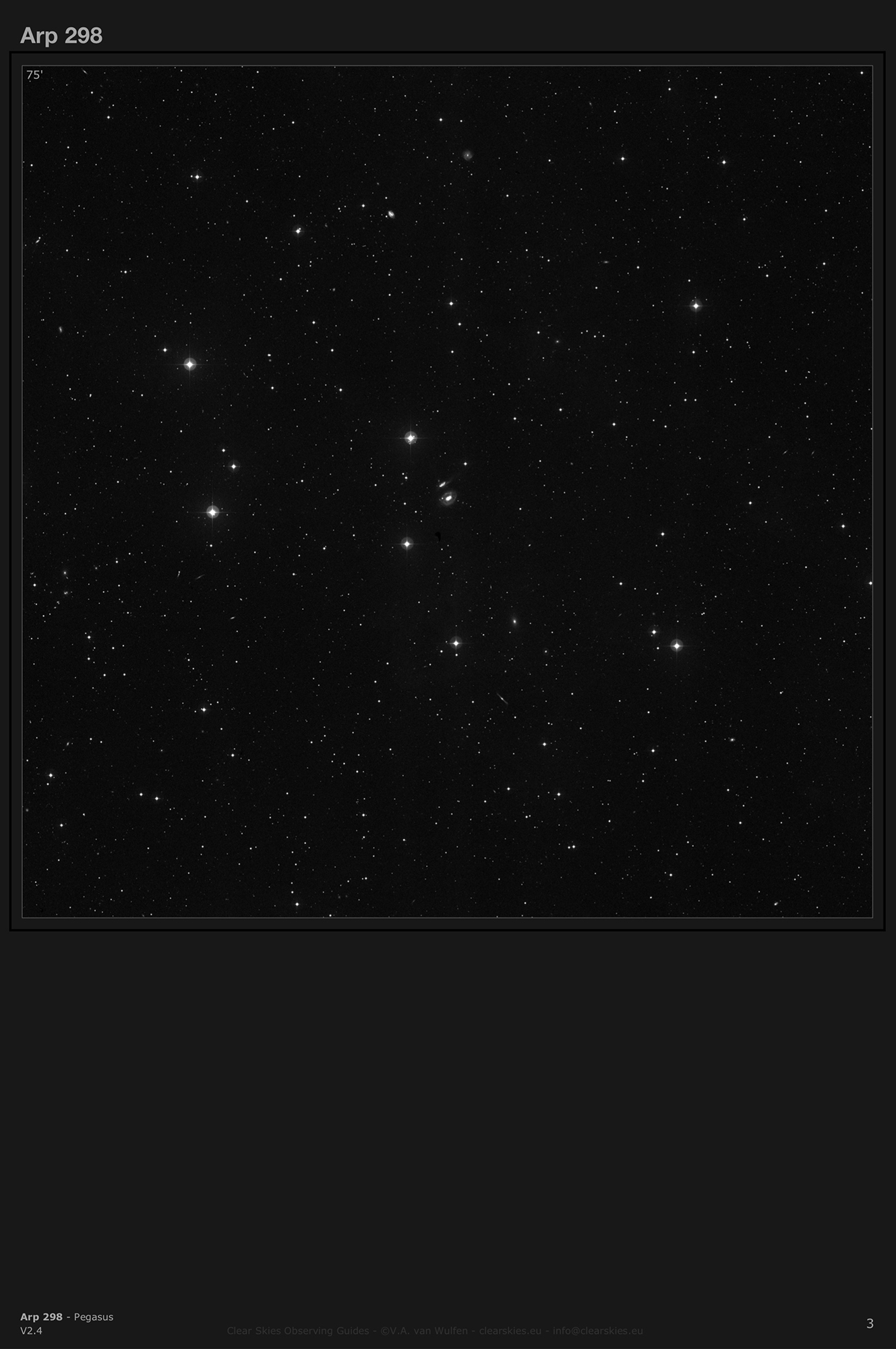 Galaxy group Arp 298 in Pegasus Galaxy group Arp 298 in Pegasus