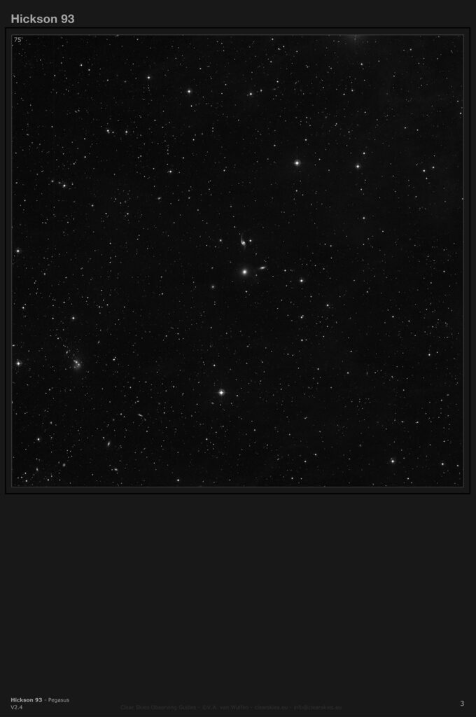 Galaxy group Hickson 93 in Pegasus Galaxy group Hickson 93 in Pegasus