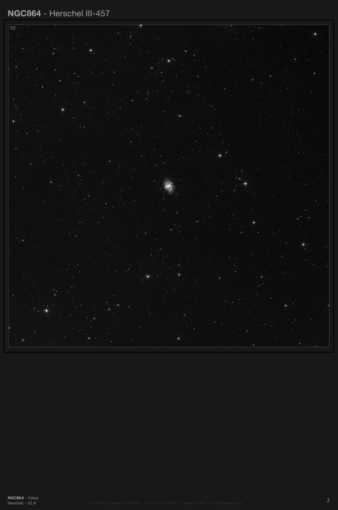 Galaxy NGC864 in Cetus Galaxy NGC864 in Cetus
