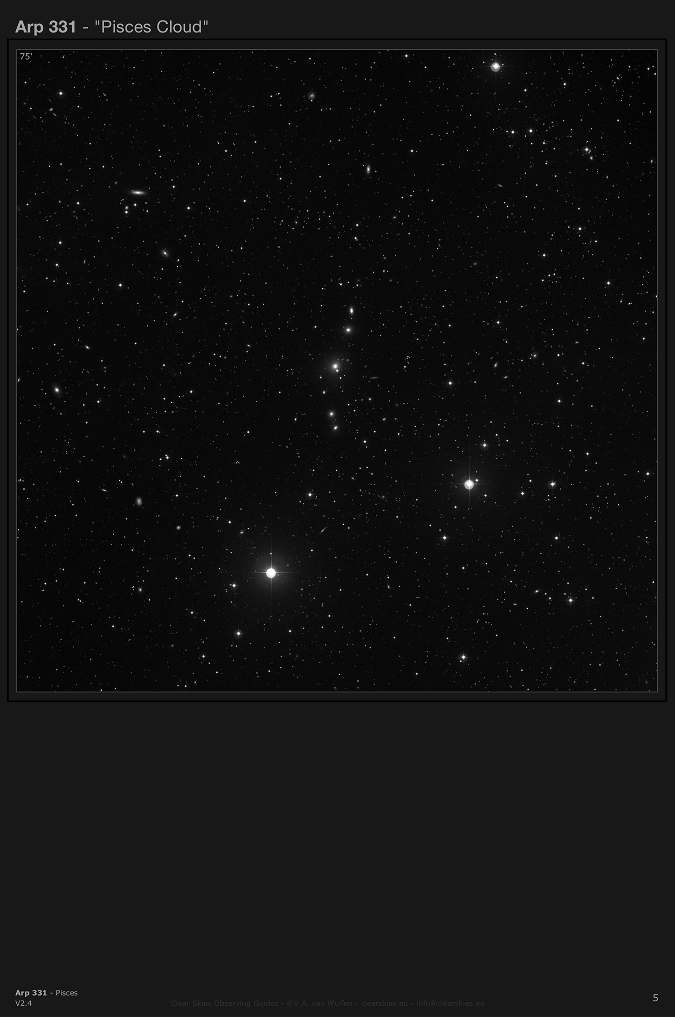 Galaxy group Arp 331 in Pisces Galaxy group Arp 331 in Pisces