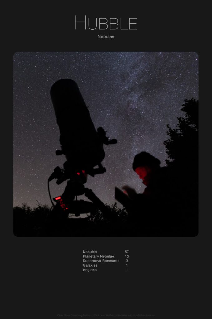 Clear Skies Observing Guides • Nebula editions 🔭