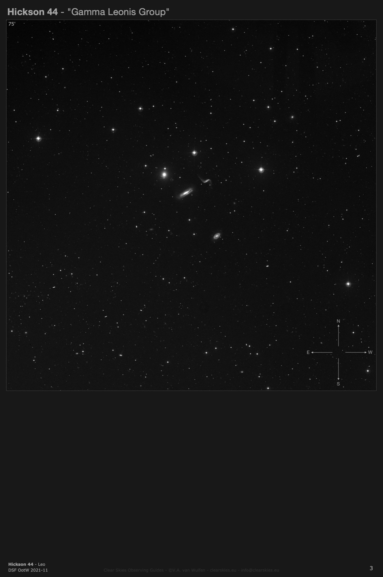 Galaxy group Hickson 44 - the "Gamma Leonis Group" in Leo Galaxy group Hickson 44 - the "Gamma Leonis Group" in Leo
