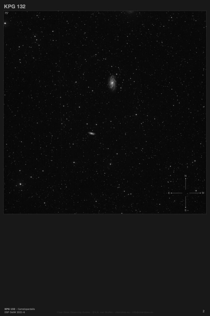 Galaxy group KPG 132 - NGC2336 & IC467 in Camelopardalis