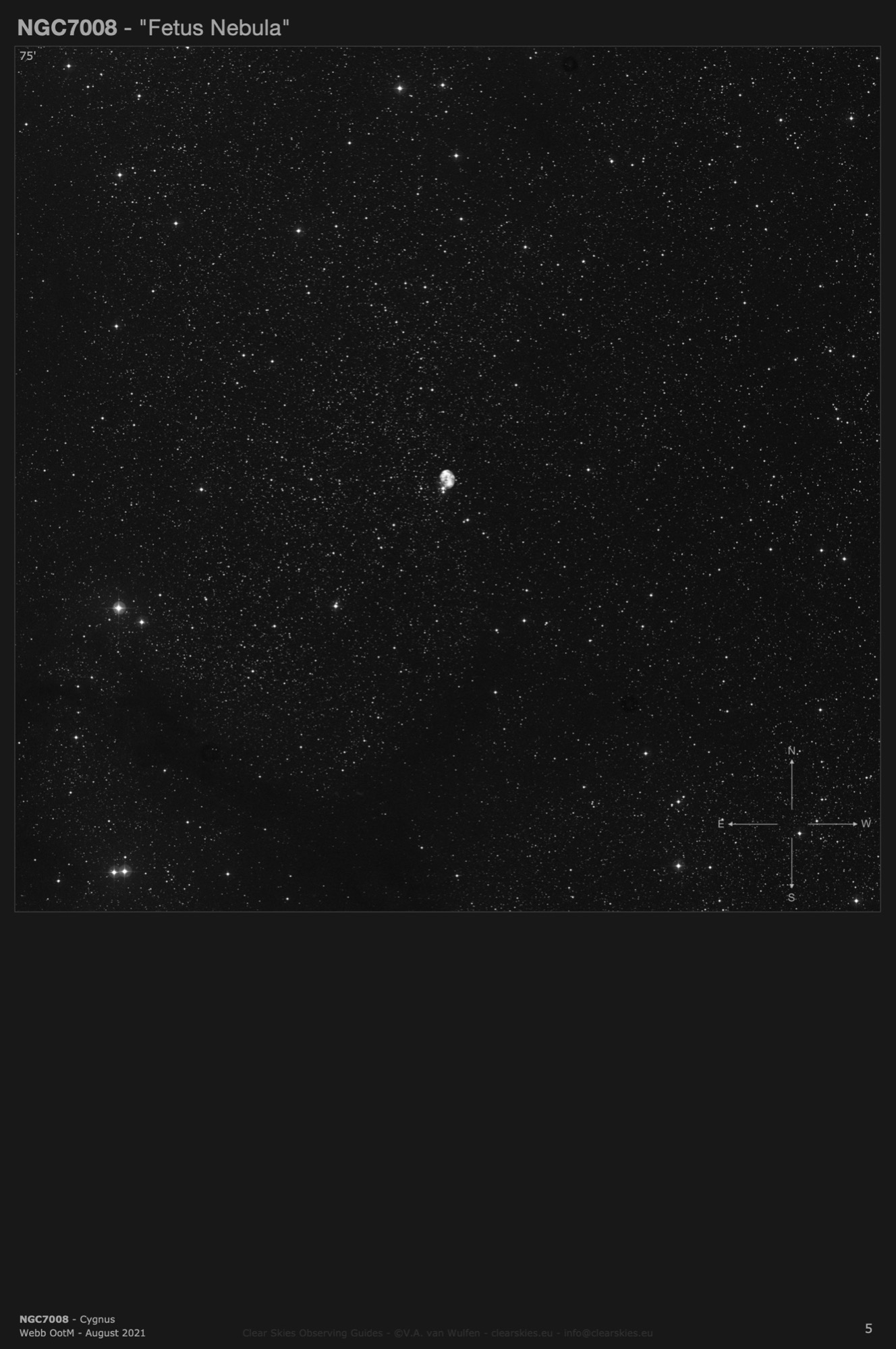 Planetary nebula NGC7008 - the "Fetus Nebula" in Cygnus Planetary nebula NGC7008 - the "Fetus Nebula" in Cygnus