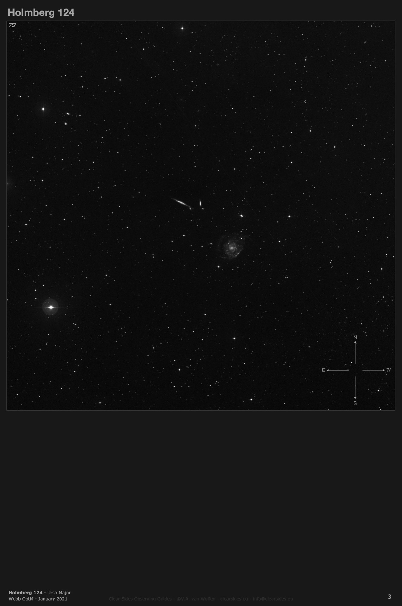 Galaxy group Holmberg 124 in Ursa Major Galaxy group Holmberg 124 in Ursa Major