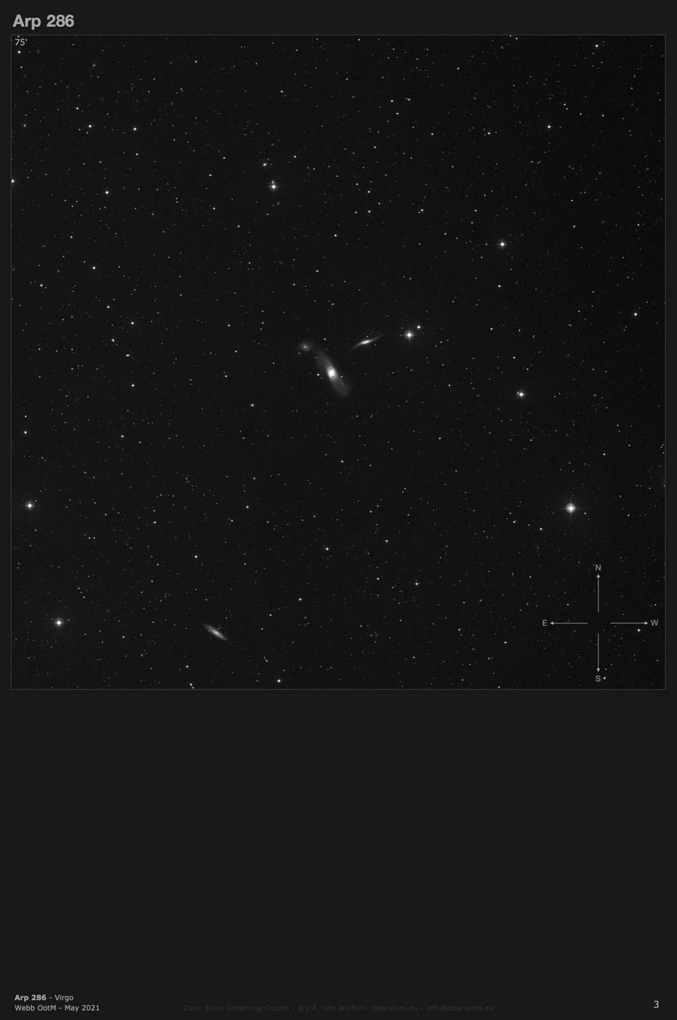 Galaxy group Arp 286 in Virgo Galaxy group Arp 286 in Virgo