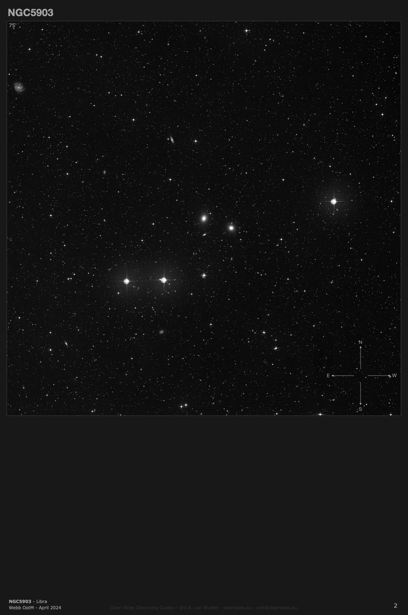 Galaxy NGC5903 in Libra