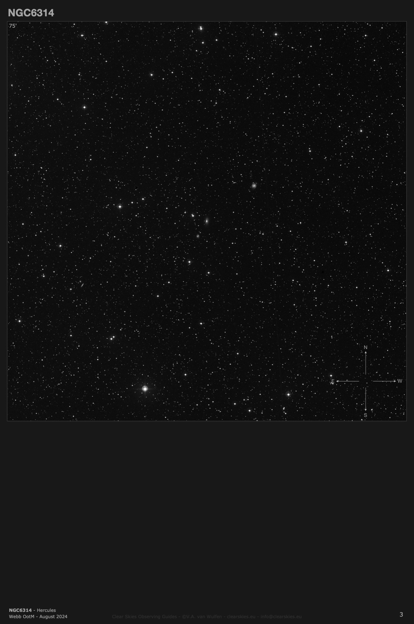 Galaxy NGC6314 in Hercules Galaxy NGC6314 in Hercules