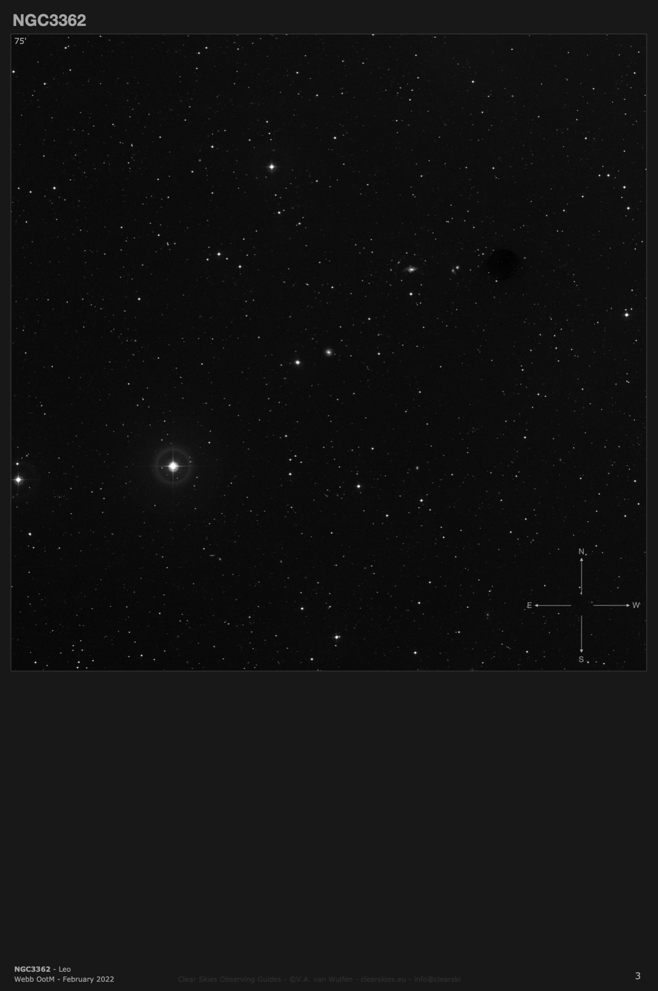 Galaxy NGC3362 in Leo Galaxy NGC3362 in Leo