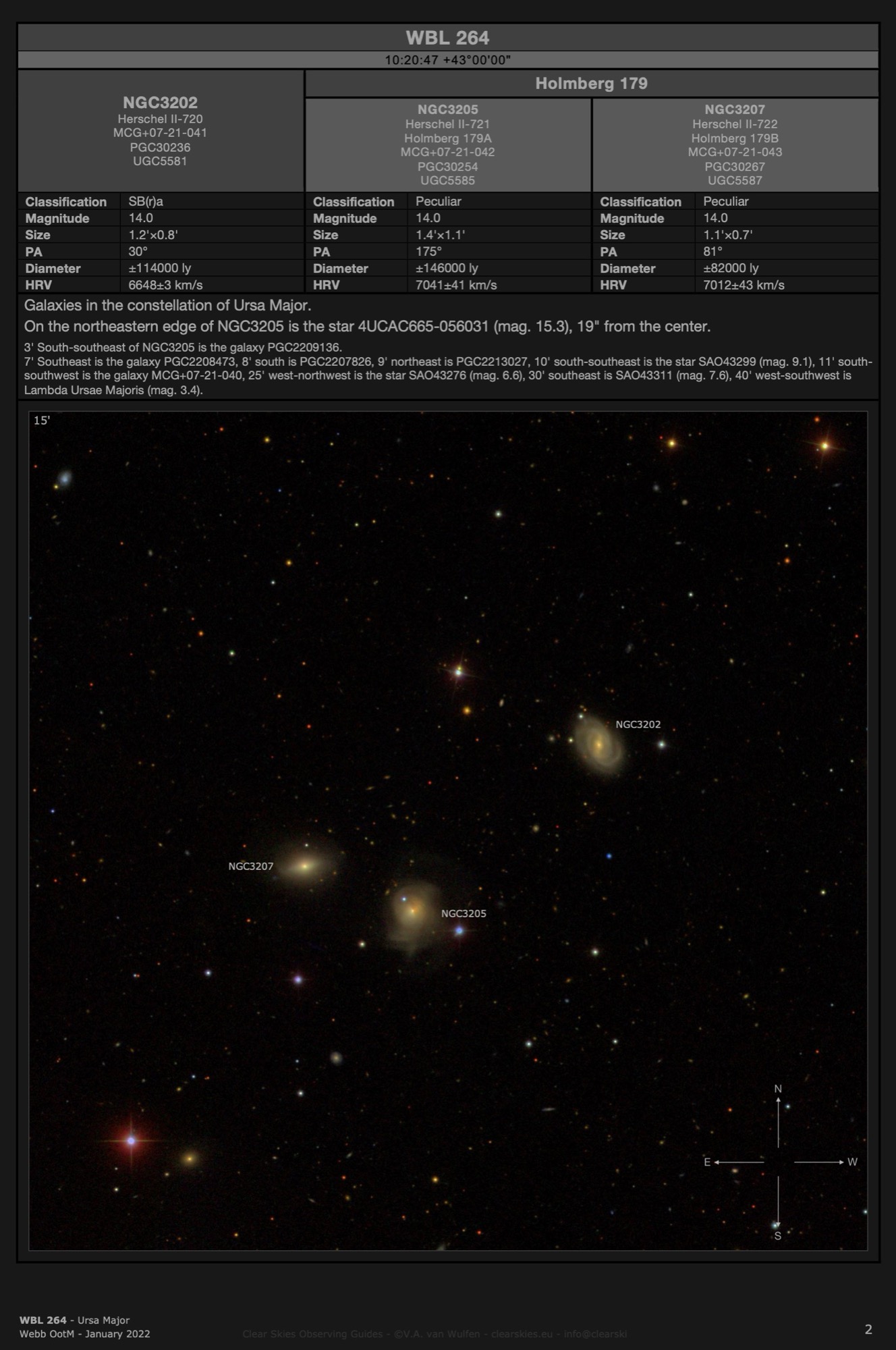 Galaxy cluster WBL 264 in Ursa Major Galaxy cluster WBL 264 in Ursa Major