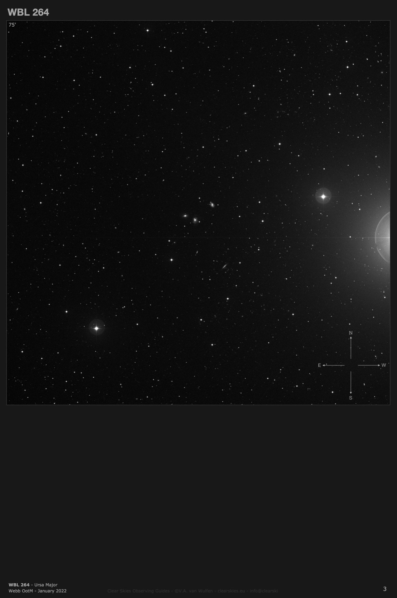 Galaxy cluster WBL 264 in Ursa Major Galaxy cluster WBL 264 in Ursa Major