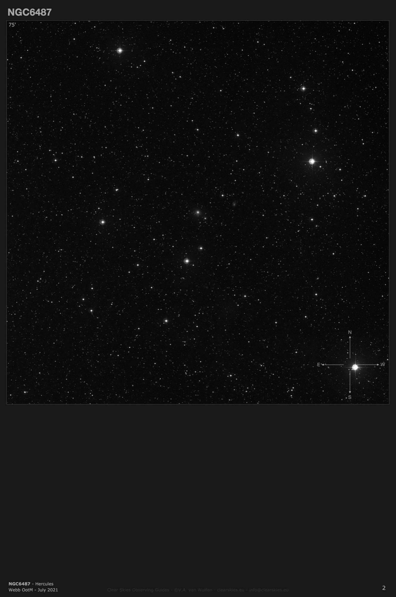 Galaxy NGC6487 in Hercules Galaxy NGC6487 in Hercules