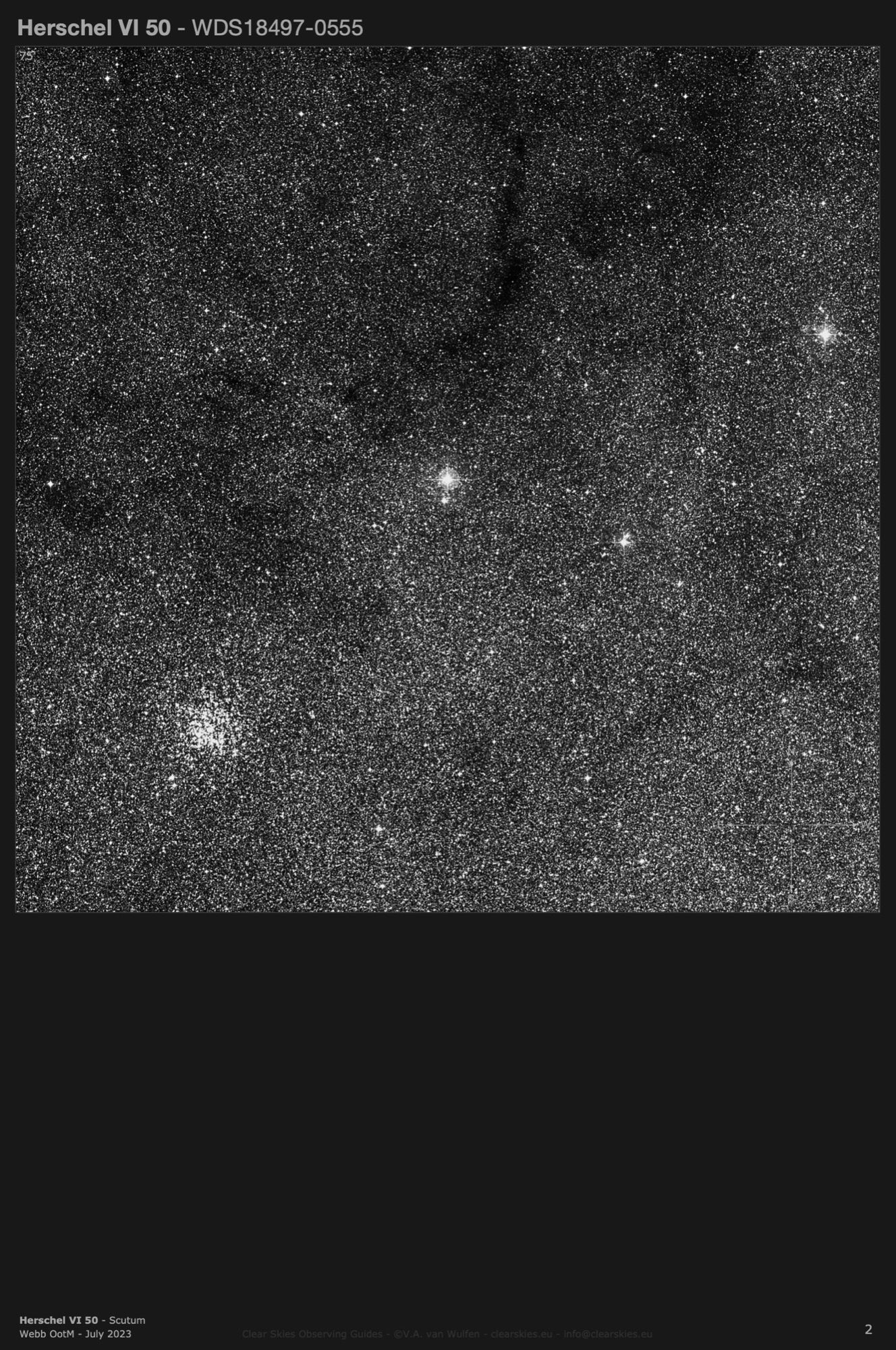 Herschel VI 50 (WDS18413+3018) in Scutum Herschel VI 50 (WDS18413+3018) in Scutum