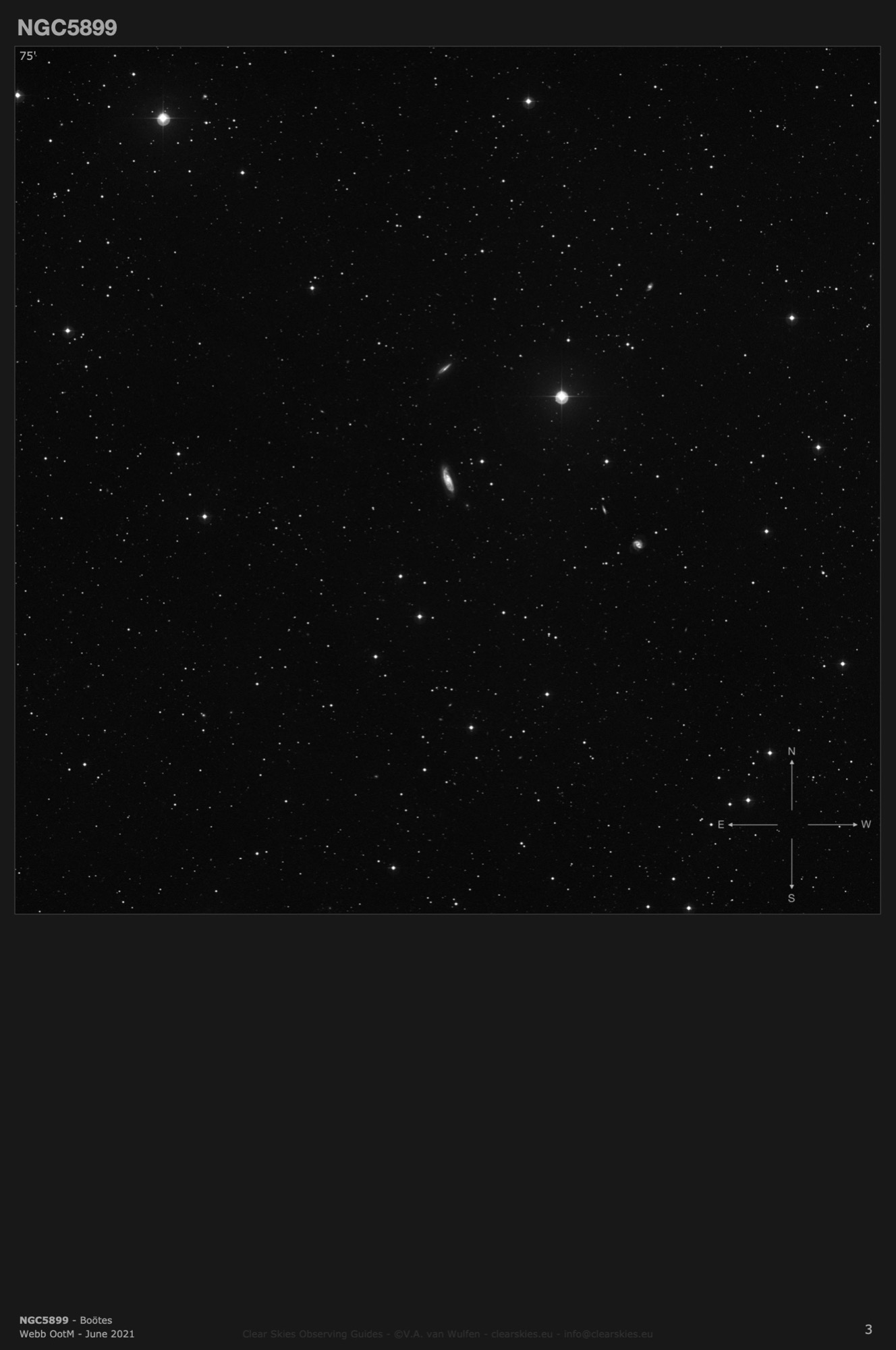 Galaxy NGC5899 in Boötes Galaxy NGC5899 in Boötes