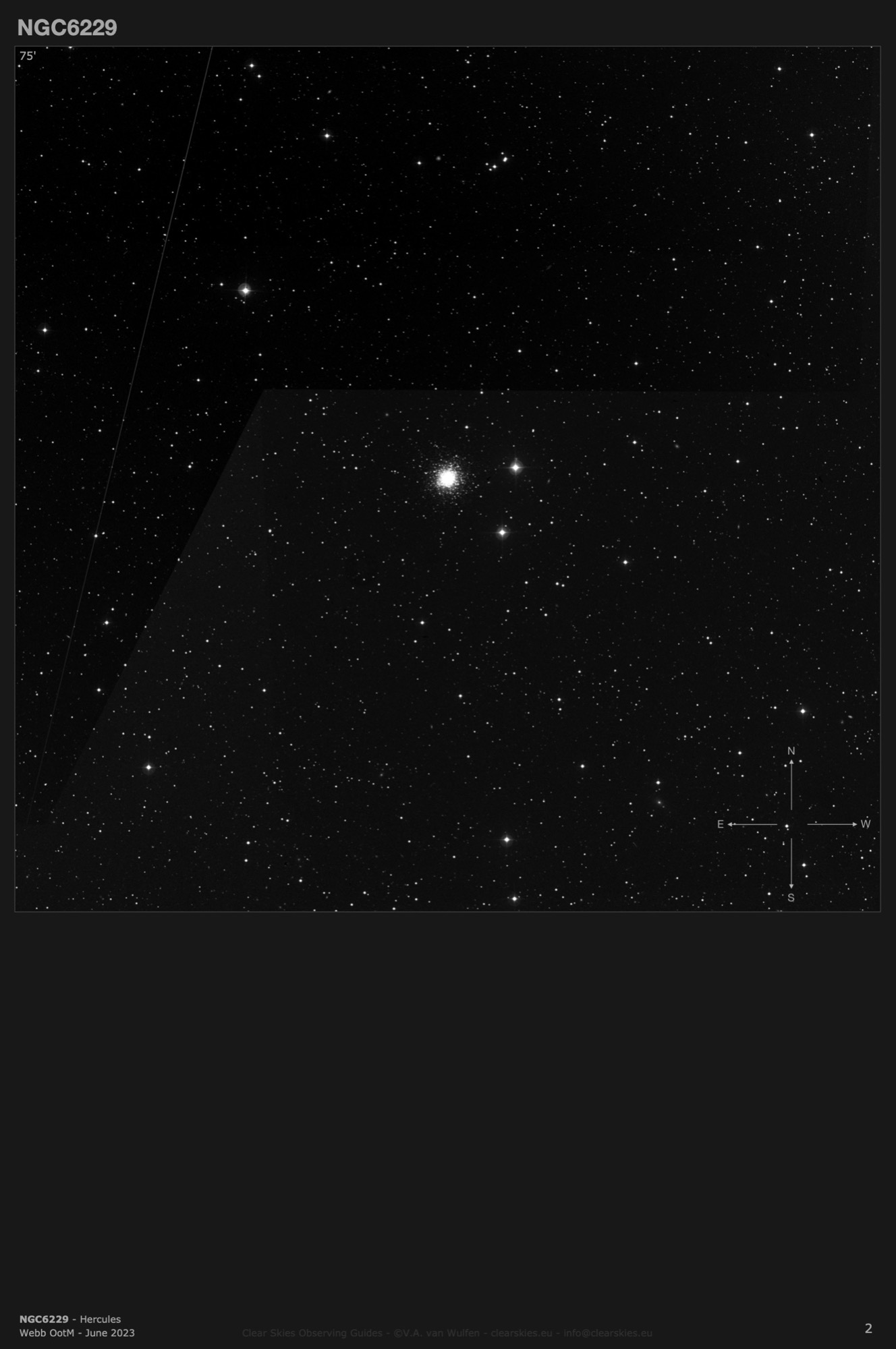 Globular cluster NGC6229 in Hercules Globular cluster NGC6229 in Hercules