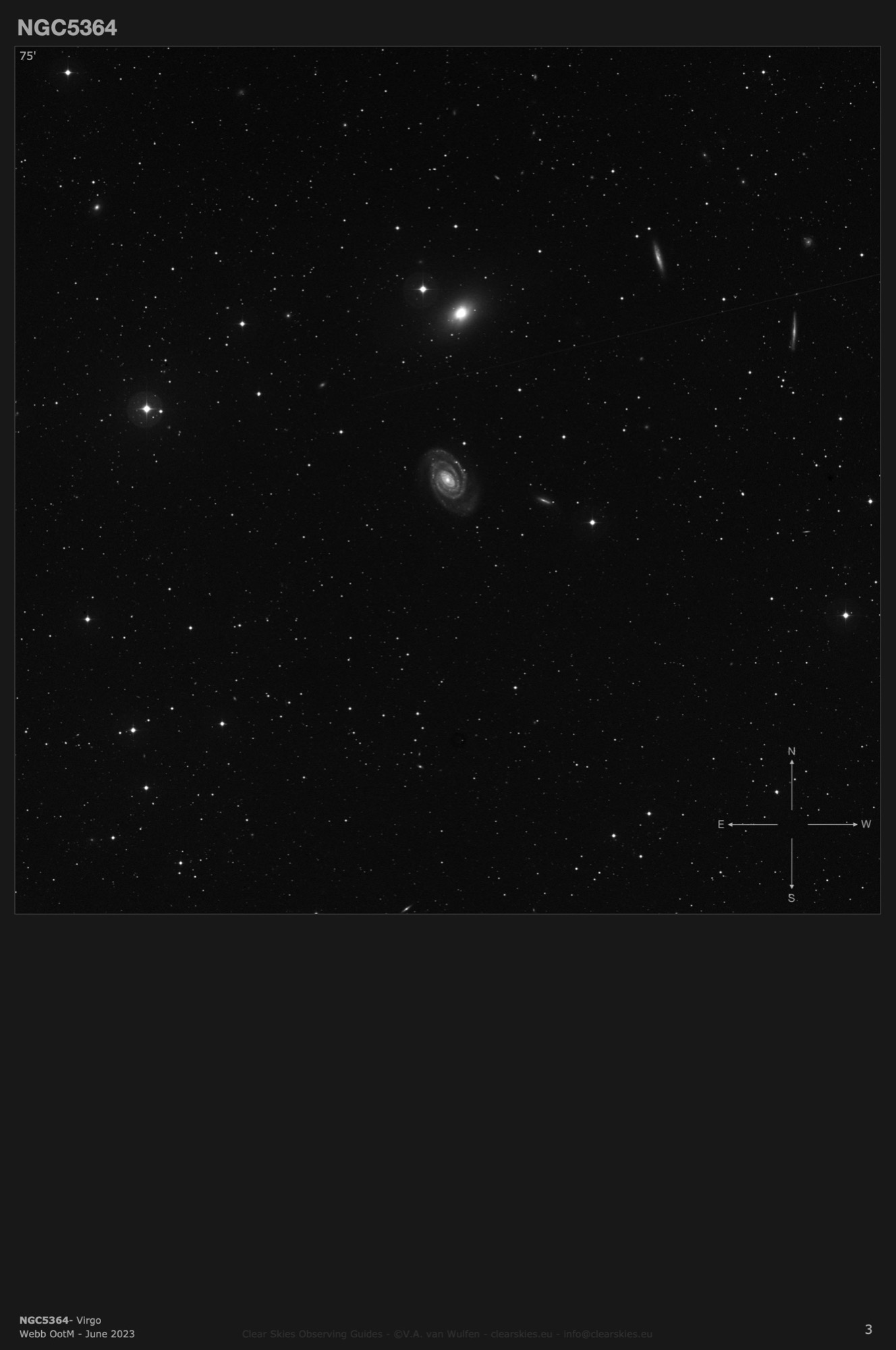 Galaxy NGC5364 in Virgo Galaxy NGC5364 in Virgo