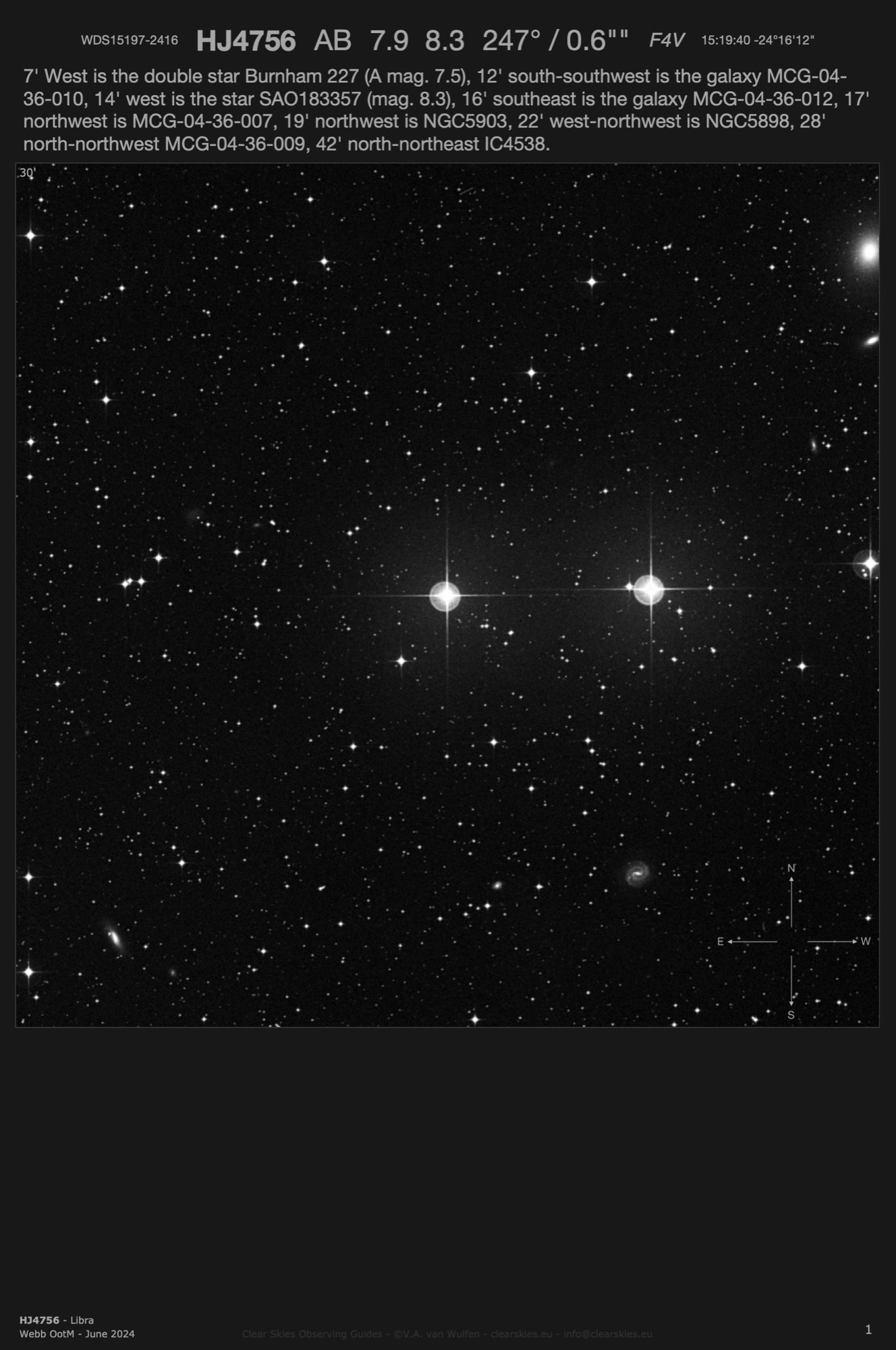 HJ4756 (WDS15197-2416) in Libra HJ4756 (WDS15197-2416) in Libra