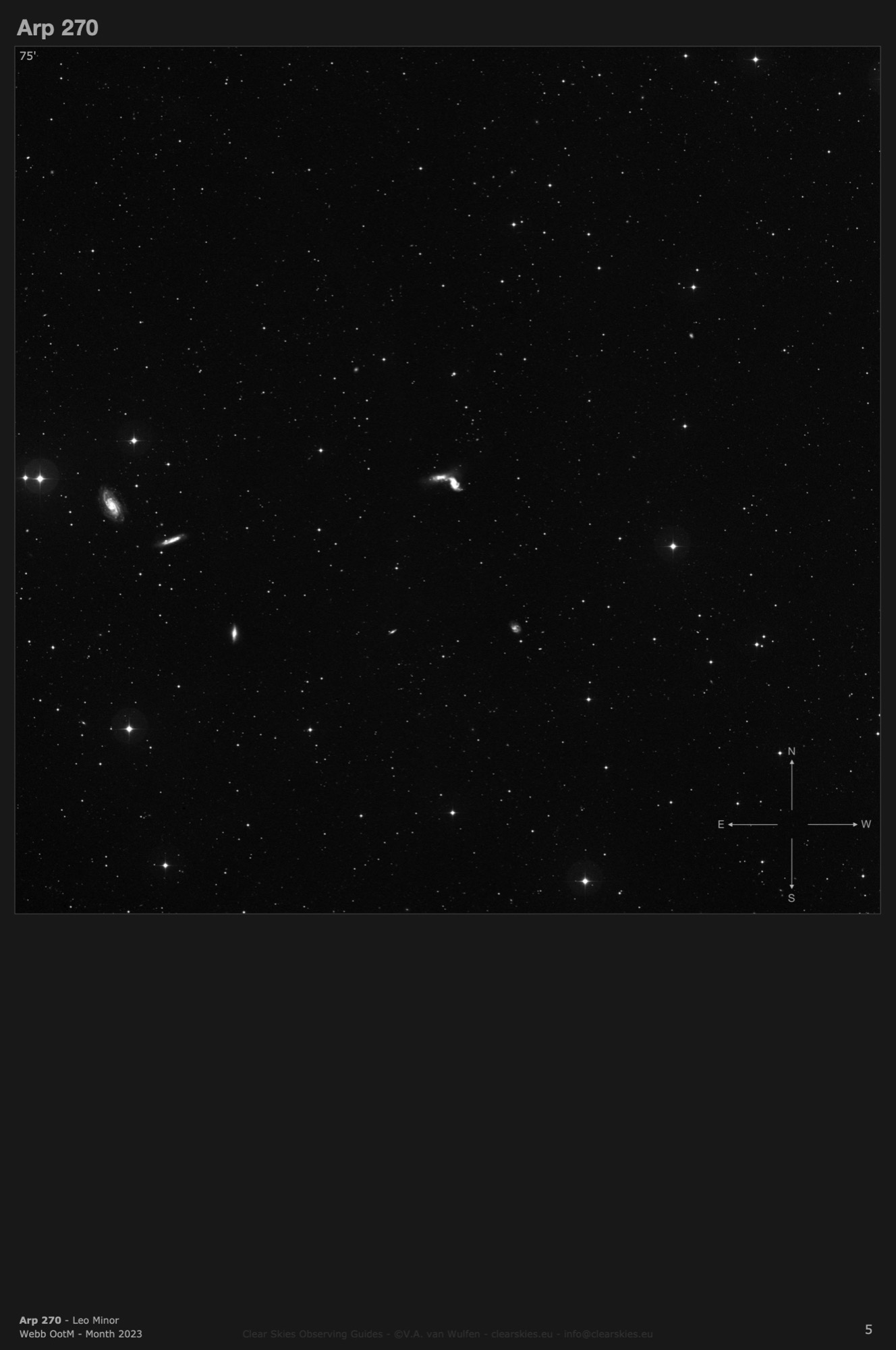 Galaxy pair Arp 270 (NGC3395 & NGC3396) in Leo Minor Galaxy pair Arp 270 (NGC3395 & NGC3396) in Leo Minor
