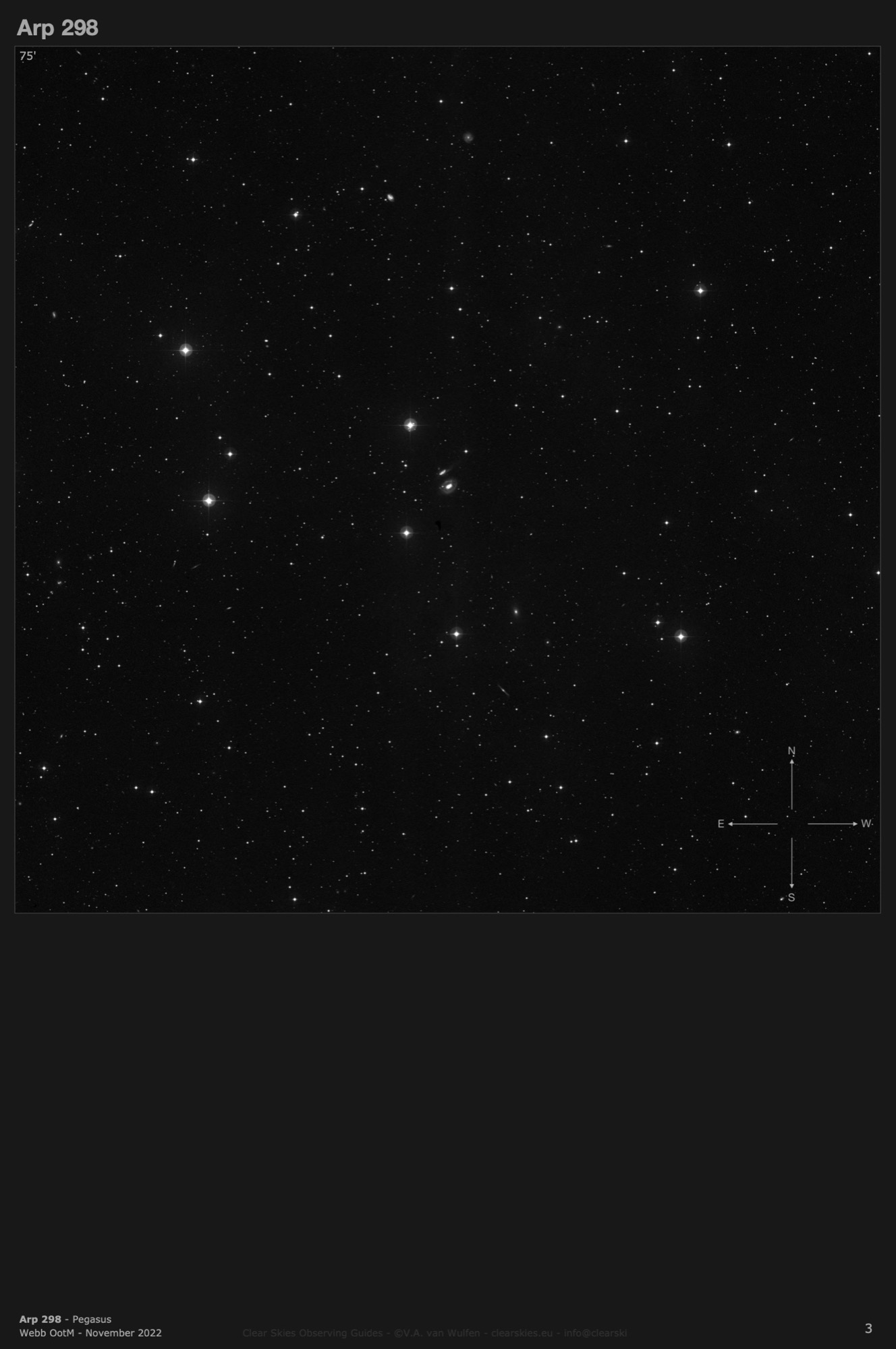 Galaxy pair Arp 298 (NGC7469 & IC5283) in Pegasus Galaxy pair Arp 298 (NGC7469 & IC5283) in Pegasus