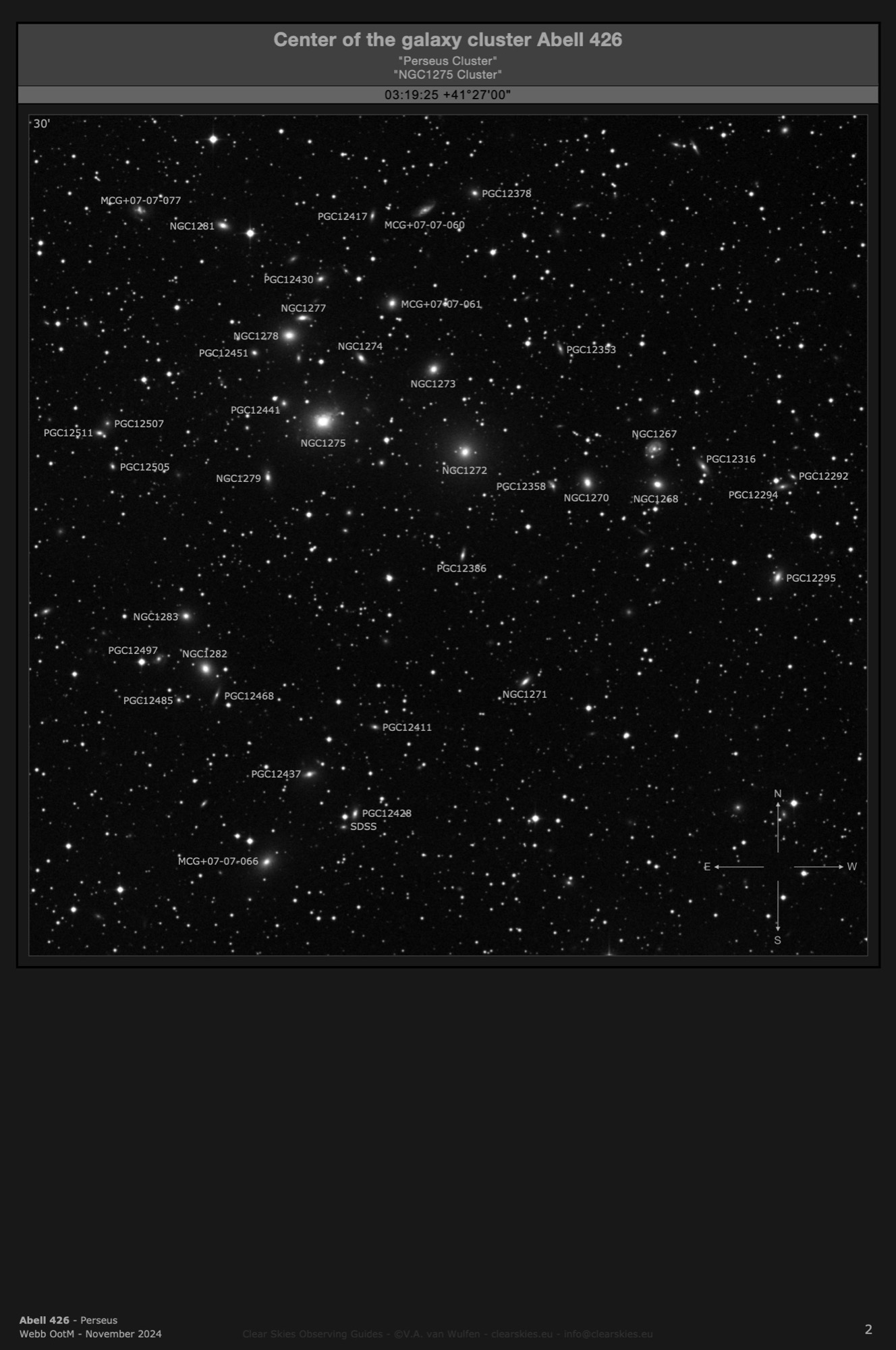 (the center of the) Galaxy cluster Abell 426 - the "Perseus Cluster" in Perseus (the center of the) Galaxy cluster Abell 426 - the "Perseus Cluster" in Perseus