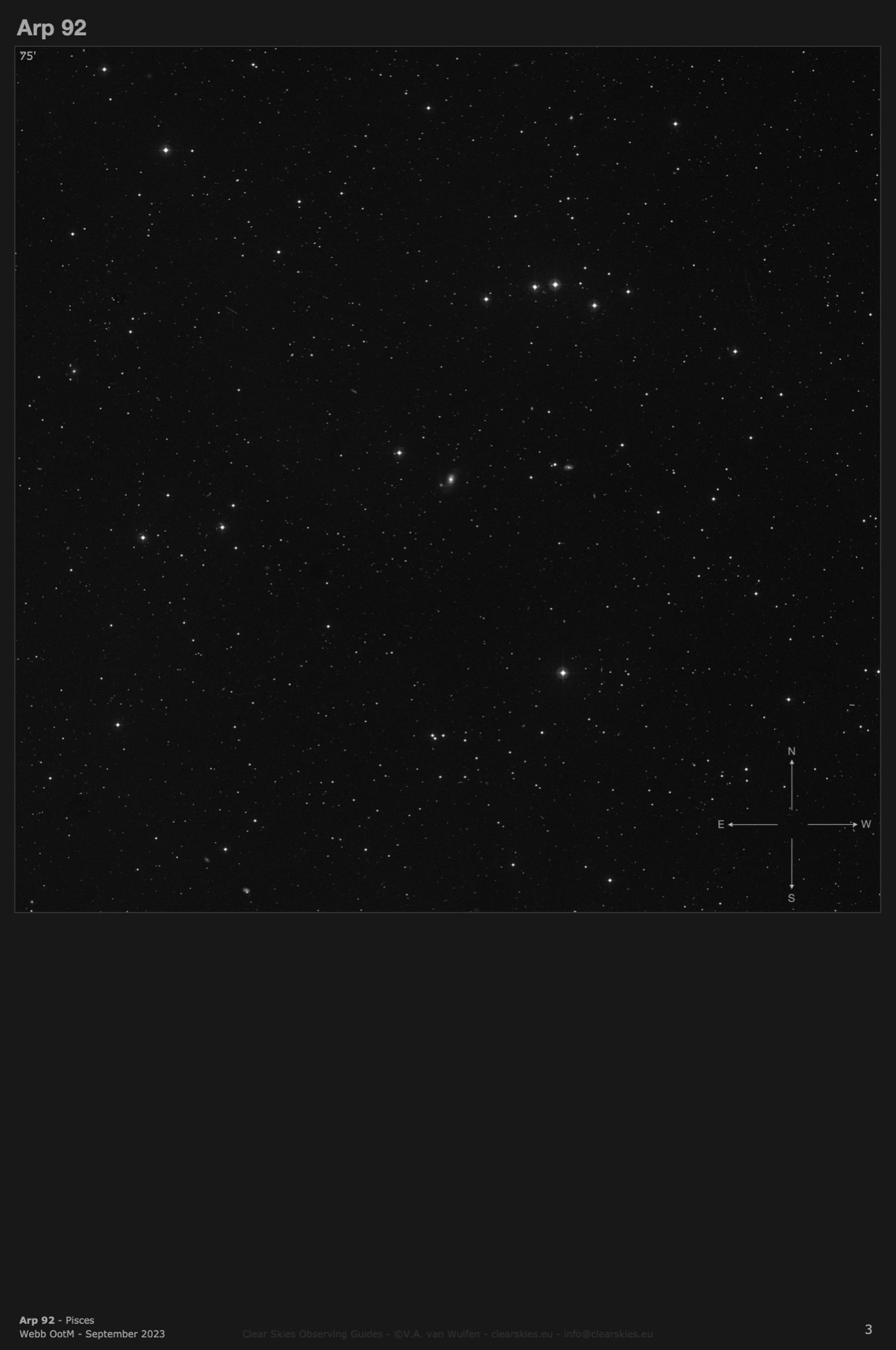 Galaxy pair Arp 92 (NGC7603 & NGC7603B) in Pisces Galaxy pair Arp 92 (NGC7603 & NGC7603B) in Pisces