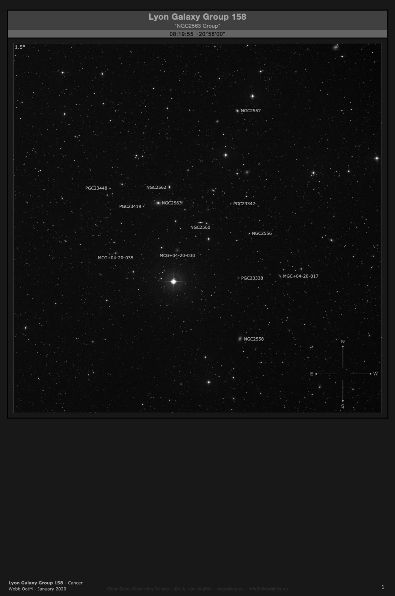Galaxy group Lyon Galaxy Group 158 - the "NGC2563 Group" in Cancer Galaxy group Lyon Galaxy Group 158 - the "NGC2563 Group" in Cancer