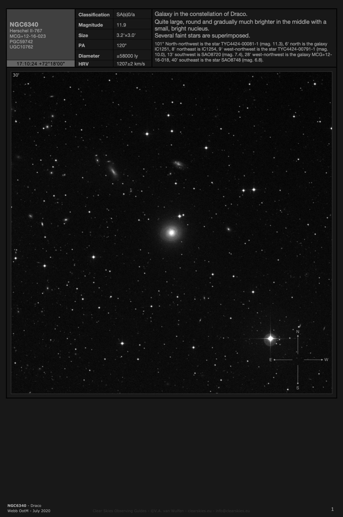 NGC6340 in Draco NGC6340 in Draco