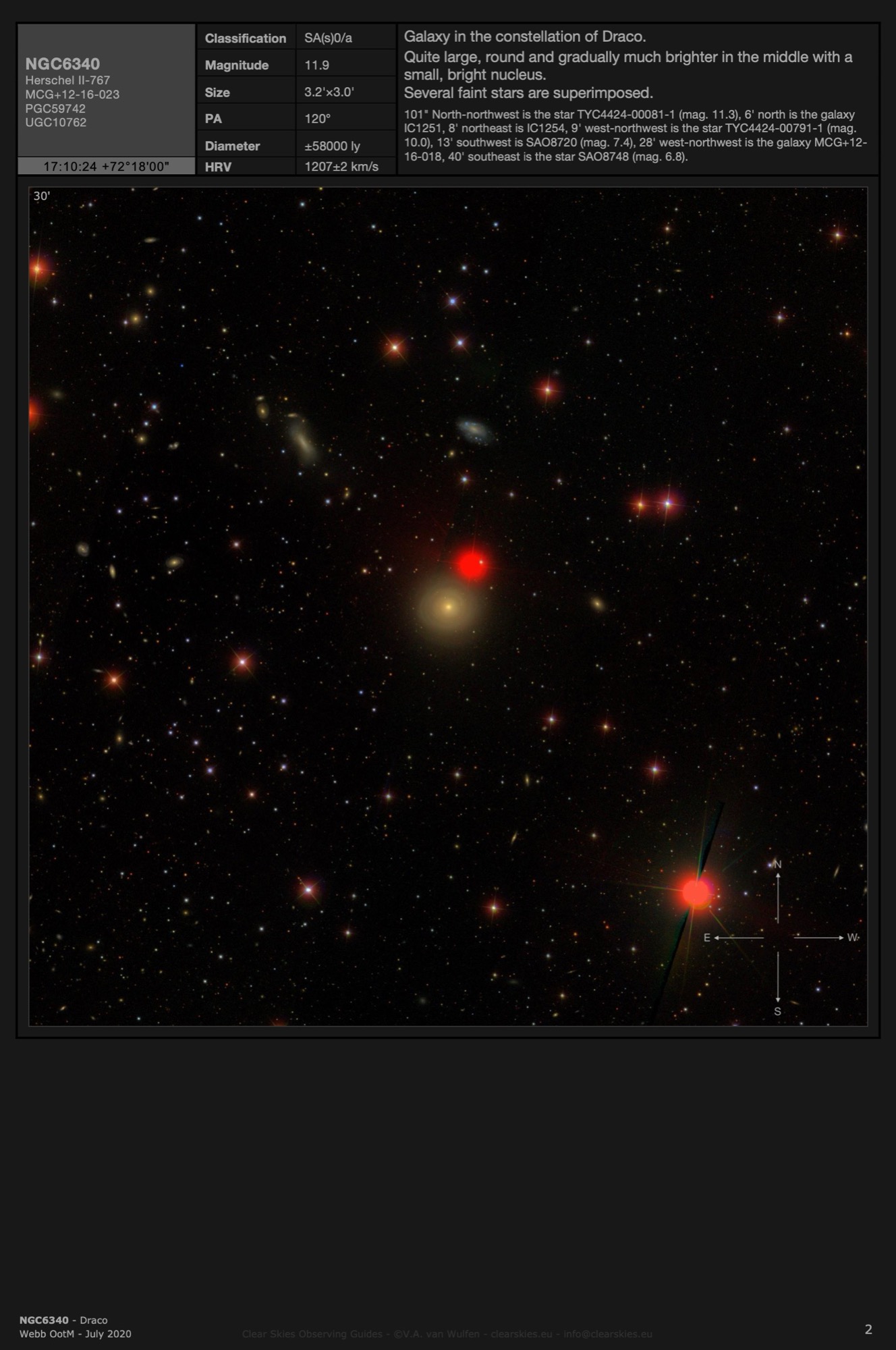 NGC6340 in Draco NGC6340 in Draco