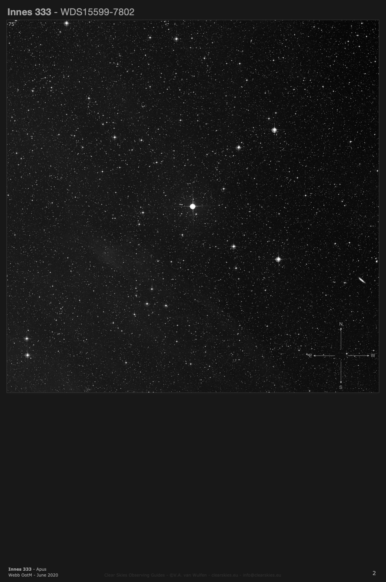 Innes 333 (WDS15599-7802) in Apus Innes 333 (WDS15599-7802) in Apus