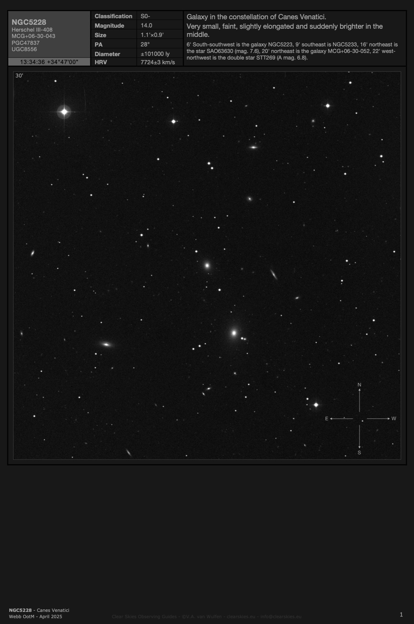 Galaxy NGC5228 in Canes Venatici Galaxy NGC5228 in Canes Venatici