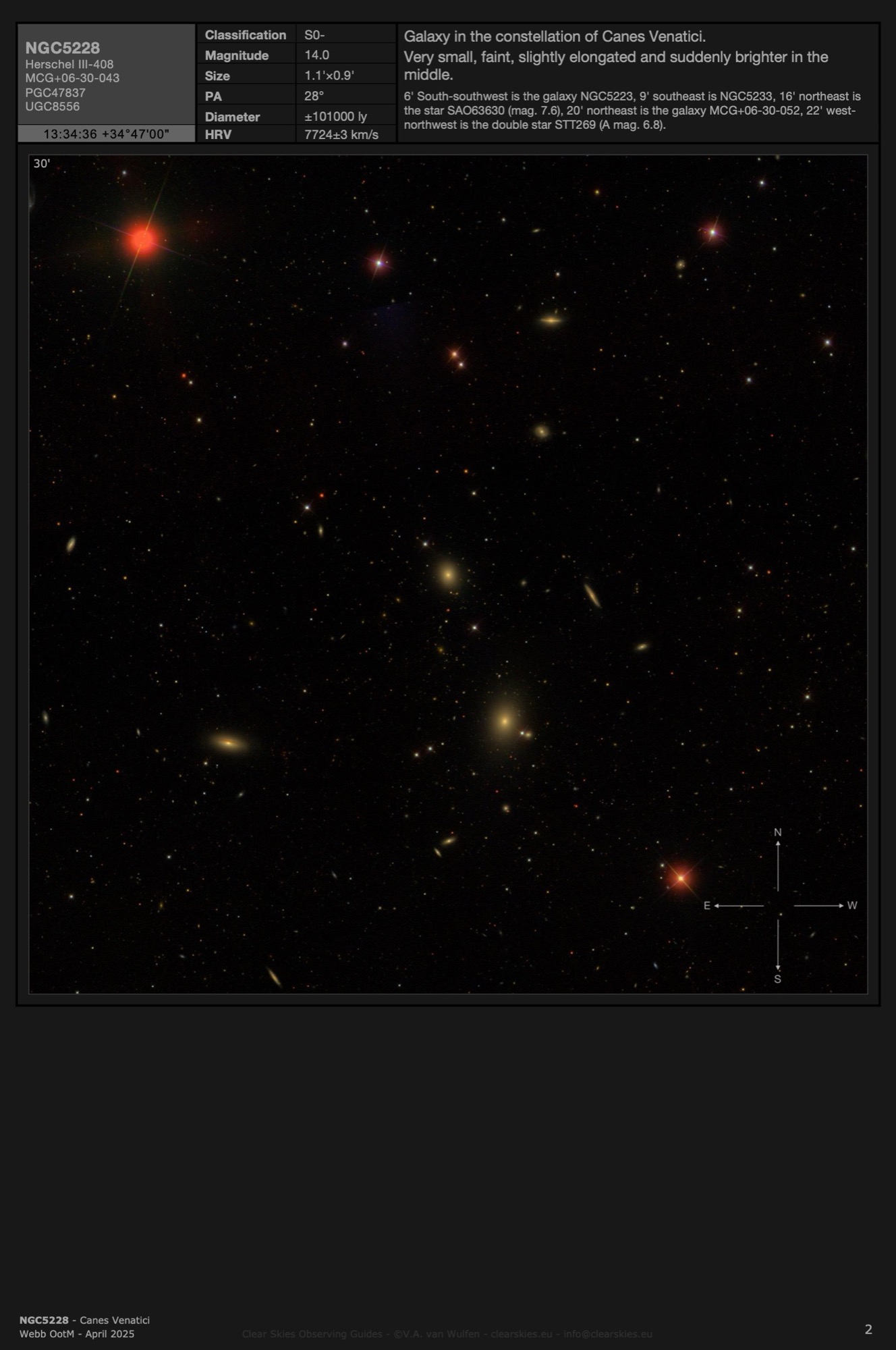 Galaxy NGC5228 in Canes Venatici Galaxy NGC5228 in Canes Venatici