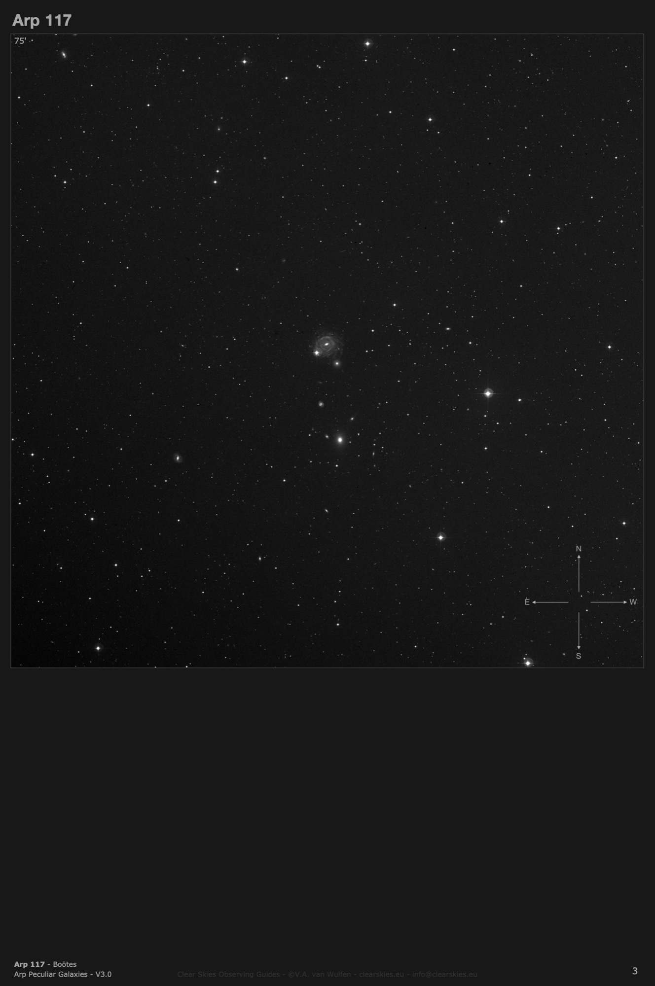 Galaxy pair Arp 117 (IC982 & IC983) in Boötes Galaxy pair Arp 117 (IC982 & IC983) in Boötes