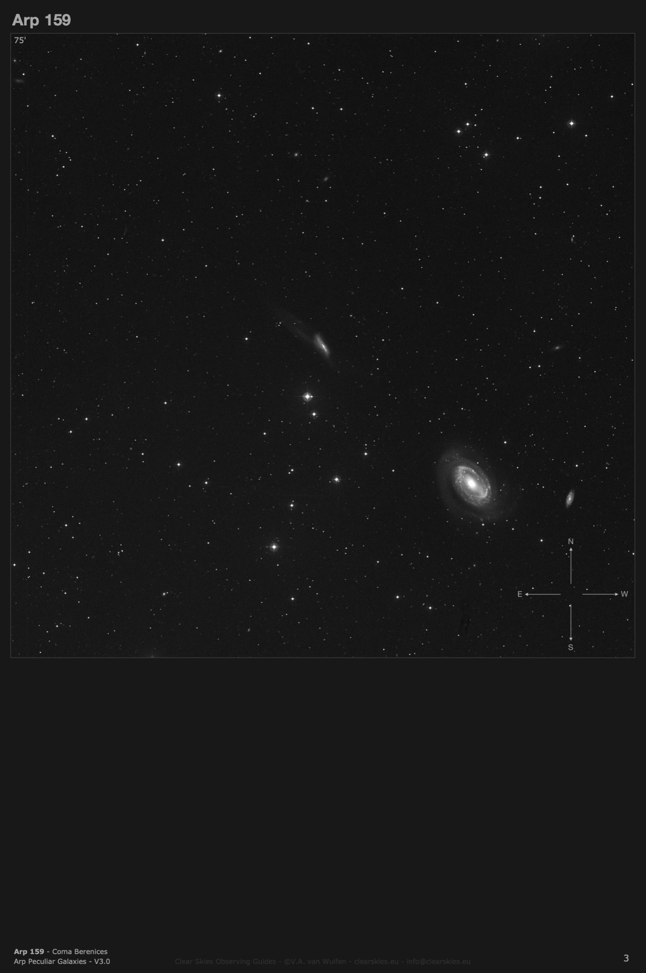 Galaxy NGC4747 (Arp 159) in Coma Berenices Galaxy NGC4747 (Arp 159) in Coma Berenices