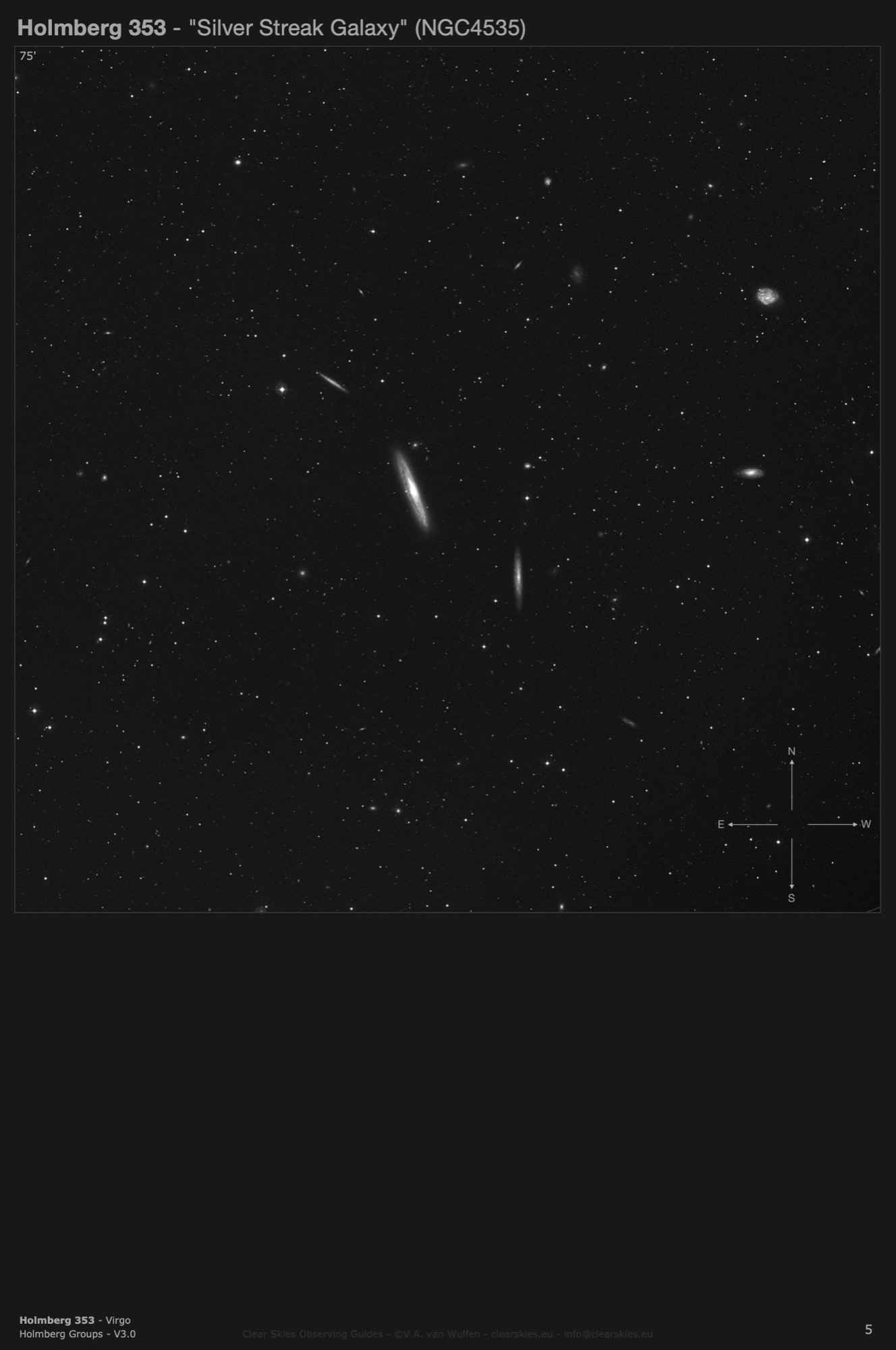 Galaxy group Holmberg 353 in the constellations of Virgo and Coma Berenices Galaxy group Holmberg 353 in the constellations of Virgo and Coma Berenices