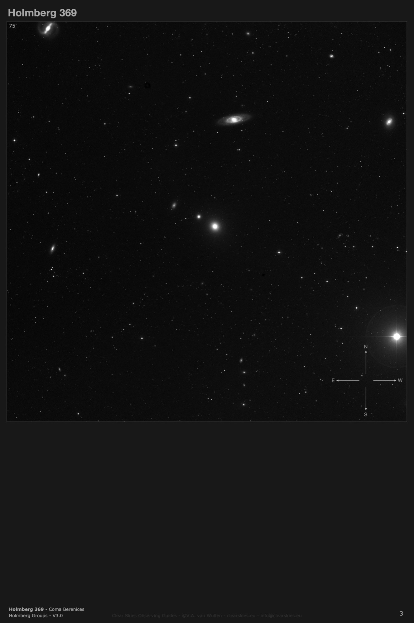 Galaxy pair NGC4278 & NGC4283 (Holmberg 369) in Coma Berenices Galaxy pair NGC4278 & NGC4283 (Holmberg 369) in Coma Berenices