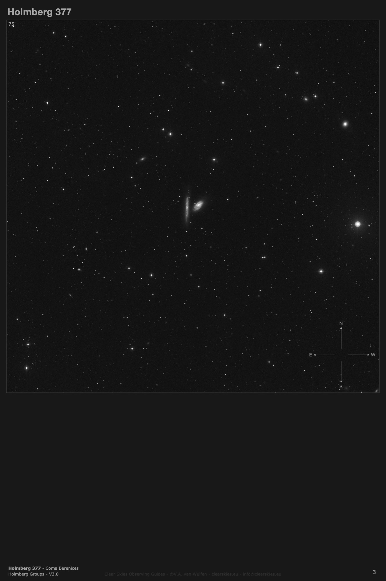 Galaxy pair NGC4298 & NGC4302 (Holmberg 377) in Coma Berenices Galaxy pair NGC4298 & NGC4302 (Holmberg 377) in Coma Berenices