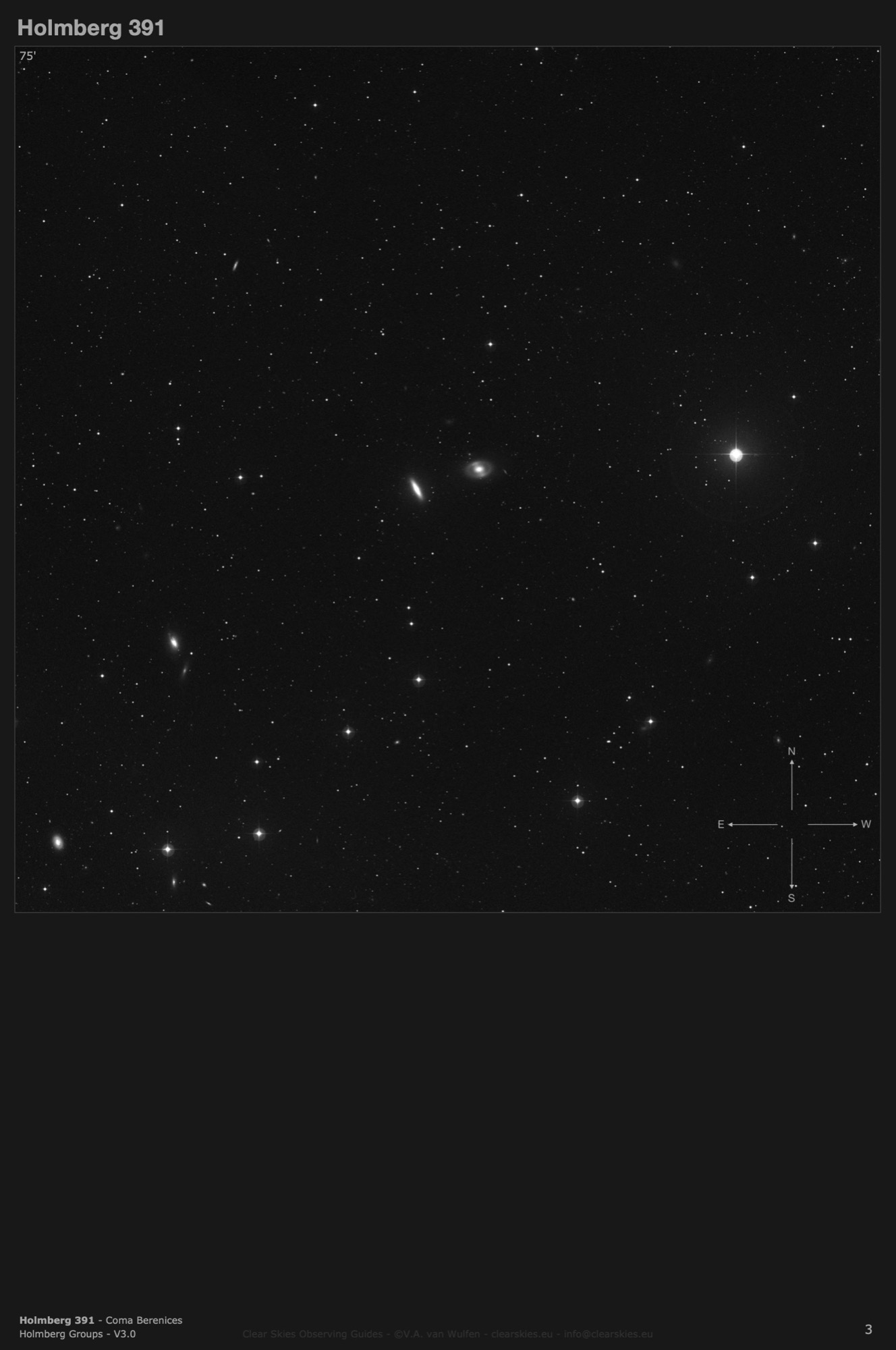 Galaxy pair NGC4350 & NGC4340 (Holmberg 391) in Coma Berenices Galaxy pair NGC4350 & NGC4340 (Holmberg 391) in Coma Berenices
