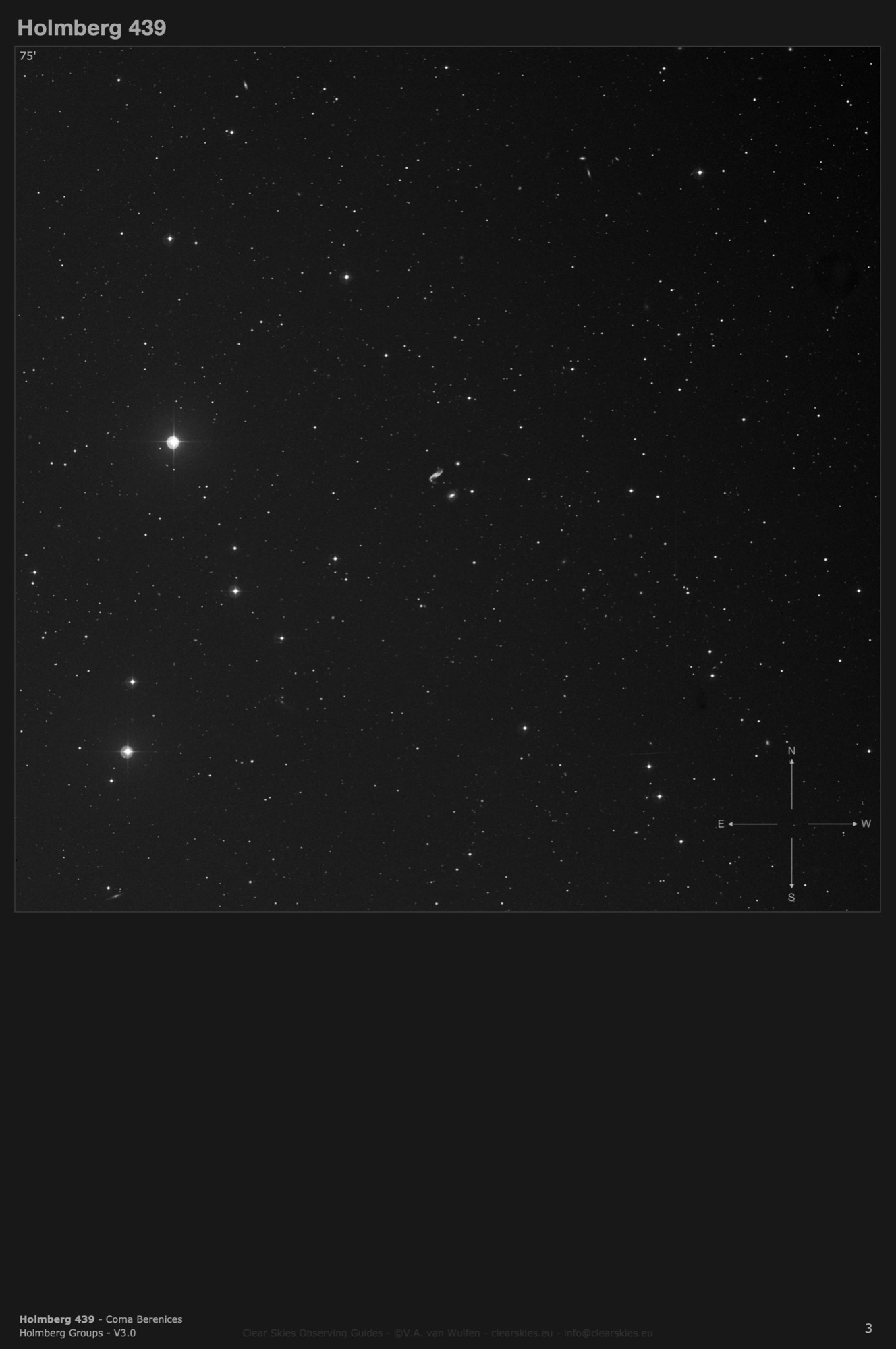 Galaxy triplet Holmberg 439 (NGC4613, NGC4614 & NGC4615) in Coma Berenices Galaxy triplet Holmberg 439 (NGC4613, NGC4614 & NGC4615) in Coma Berenices