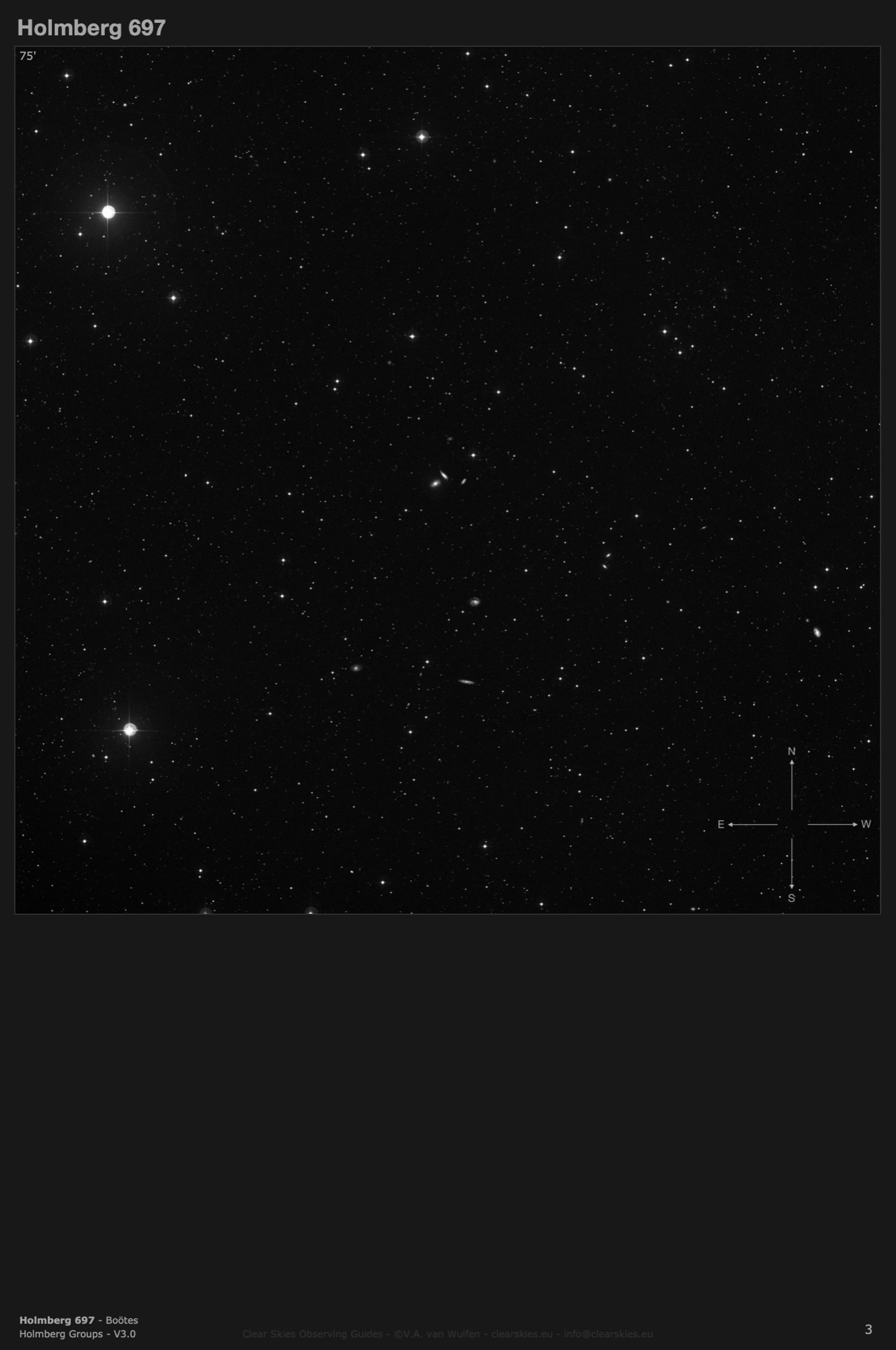 Galaxy group Holmberg 697 (NGC5851, NGC5852 & MCG+02-38-043) in Boötes Galaxy group Holmberg 697 (NGC5851, NGC5852 & MCG+02-38-043) in Boötes