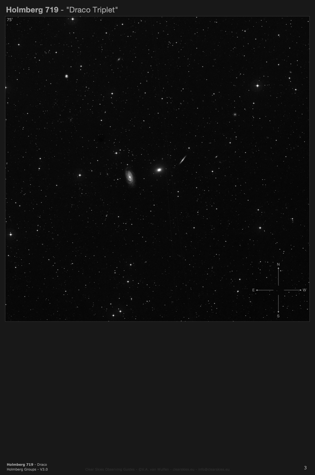 Galaxy group Holmberg 719 (NGC5982, NGC5985 & NGC5981) - the "Draco Triplet" in Draco Galaxy group Holmberg 719 (NGC5982, NGC5985 & NGC5981) - the "Draco Triplet" in Draco