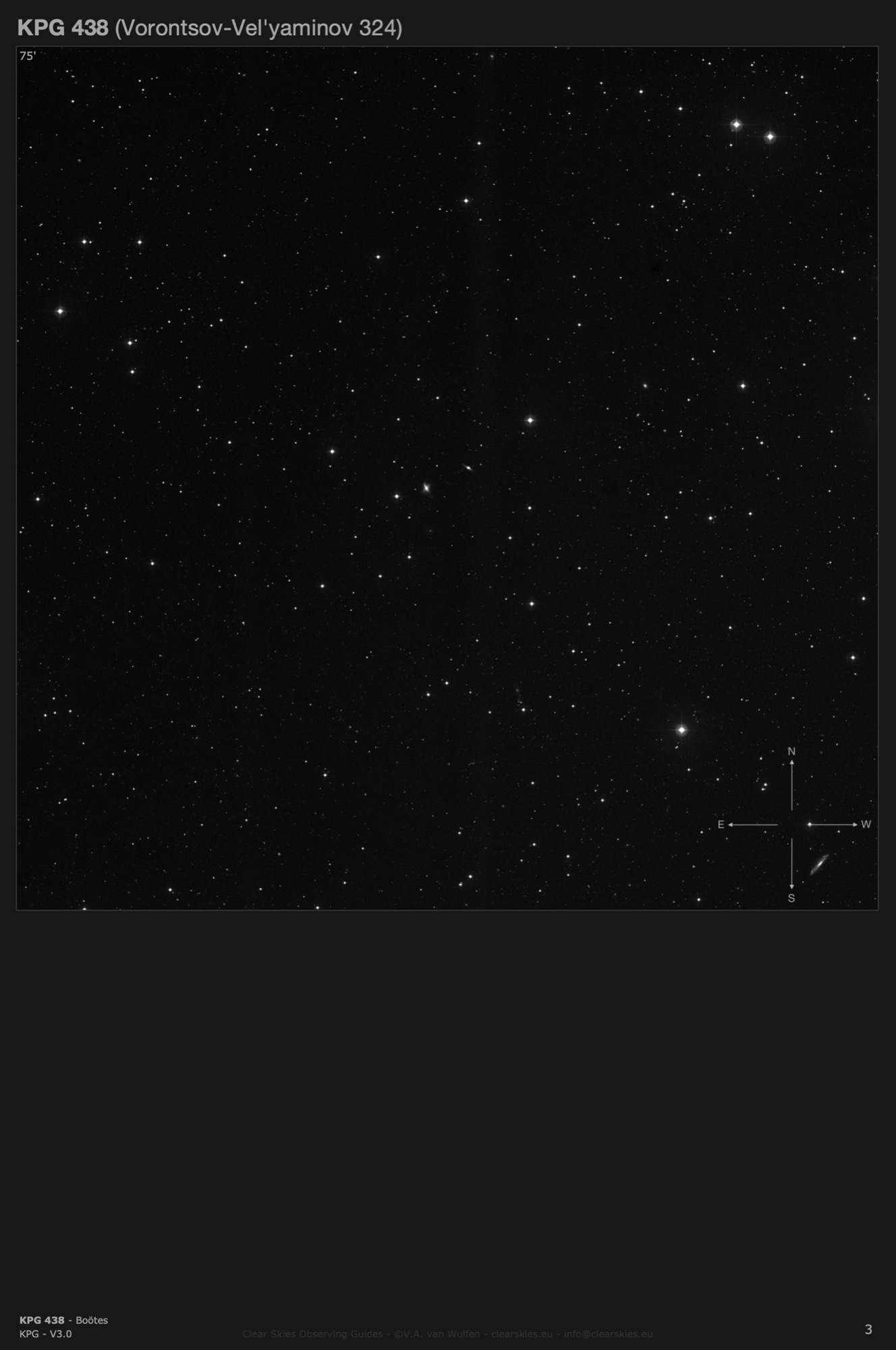 Galaxy pair Vorontsov-Vel'yaminov 324 / KPG 438 (MCG+06-33-002 & MCG+06-33-004) in Boötes Galaxy pair Vorontsov-Vel'yaminov 324 / KPG 438 (MCG+06-33-002 & MCG+06-33-004) in Boötes