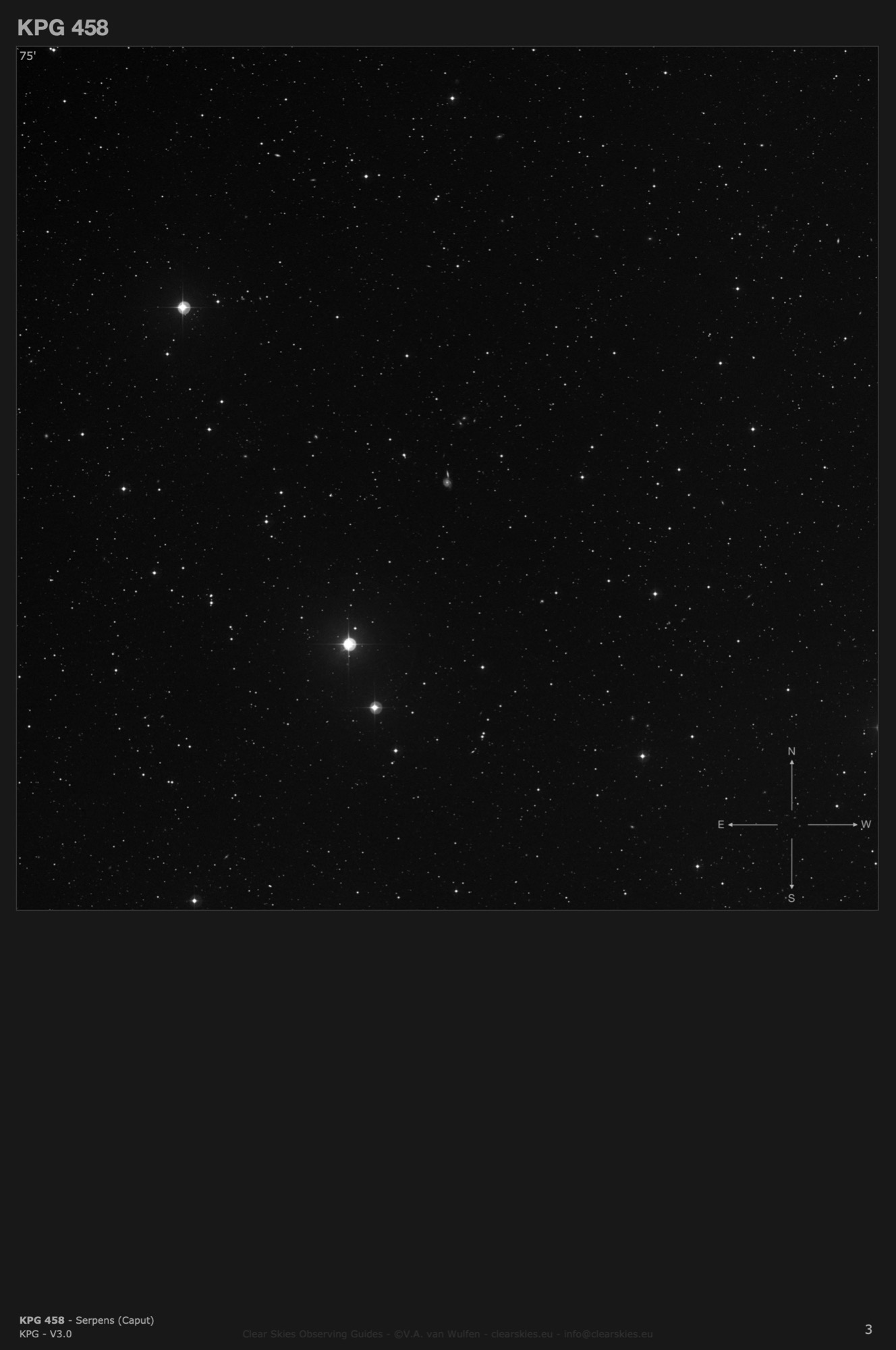 Galaxy pair KPG 458 (MCG+02-39-005 & MCG+02-39-004) in Serpens (Caput) Galaxy pair KPG 458 (MCG+02-39-005 & MCG+02-39-004) in Serpens (Caput)