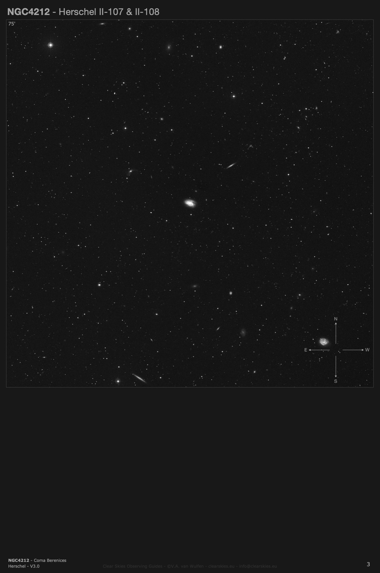 Galaxy NGC4212 in Coma Berenices Galaxy NGC4212 in Coma Berenices