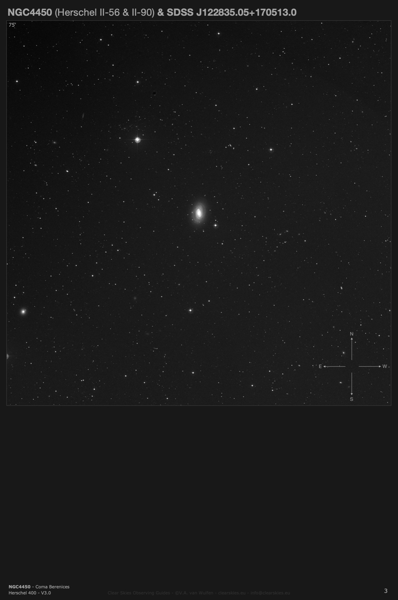 Galaxy pair NGC4450 & PGC5262309 in Coma Berenices Galaxy pair NGC4450 & PGC5262309 in Coma Berenices
